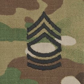 Tactical Gear Junkie Rank MSG Army Rank - SEW ON - 3-Color OCP
