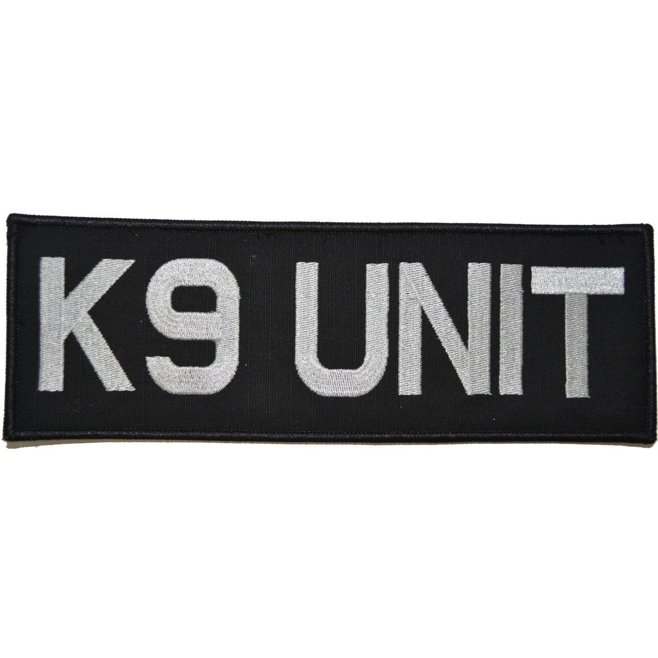 Tactical Gear Junkie Patches Black K9 Unit - 3x9 Patch