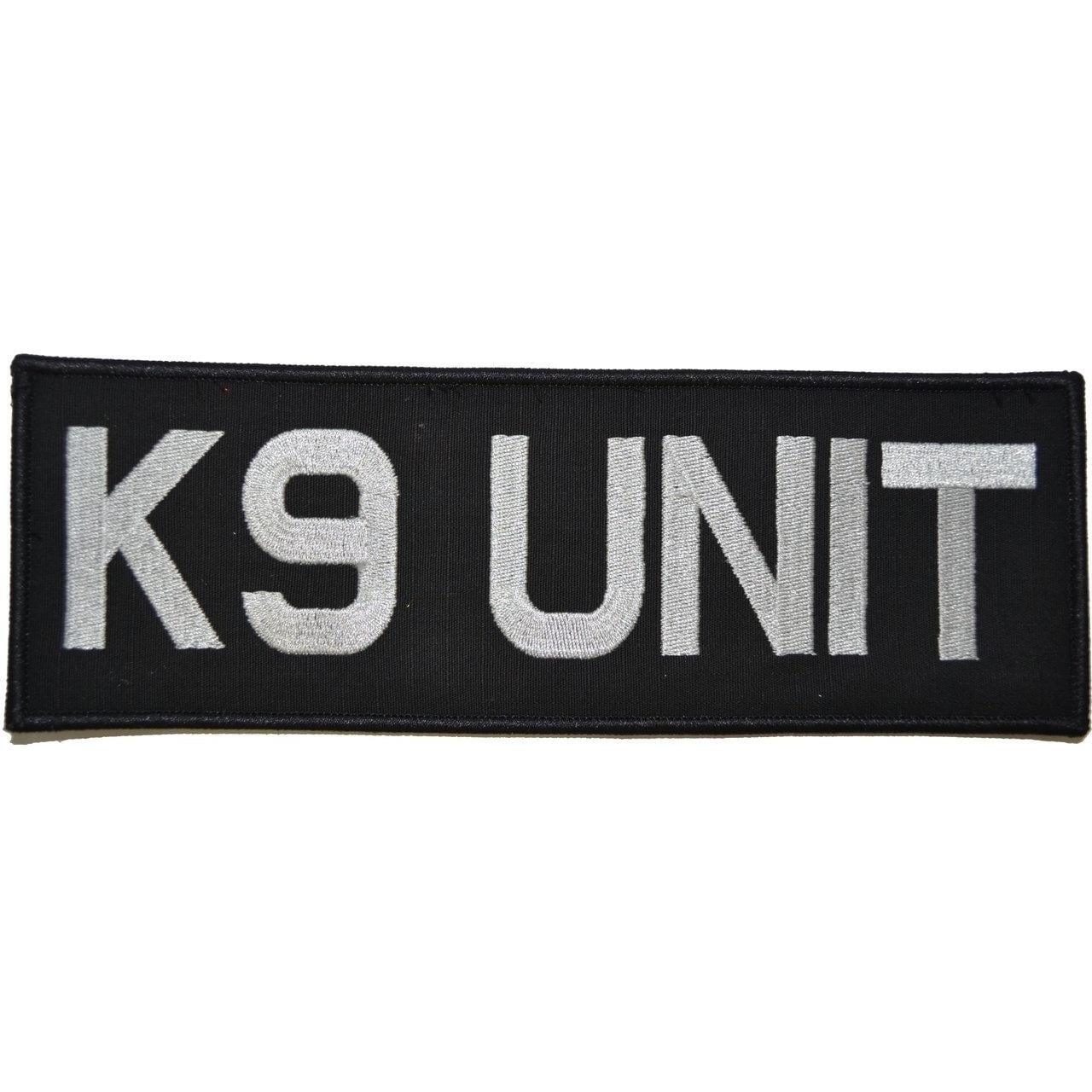Tactical Gear Junkie Patches Black K9 Unit - 3x9 Patch