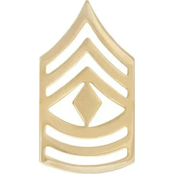 Other Rank 1SG No-Shine Dress Metal Rank - Army