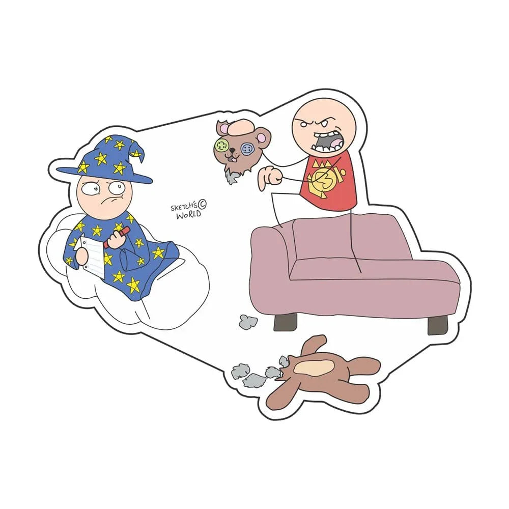 Tactical Gear Junkie Stickers Sketch's World © Officially Licensed - Wizard - 3.5x2.5 inch Sticker