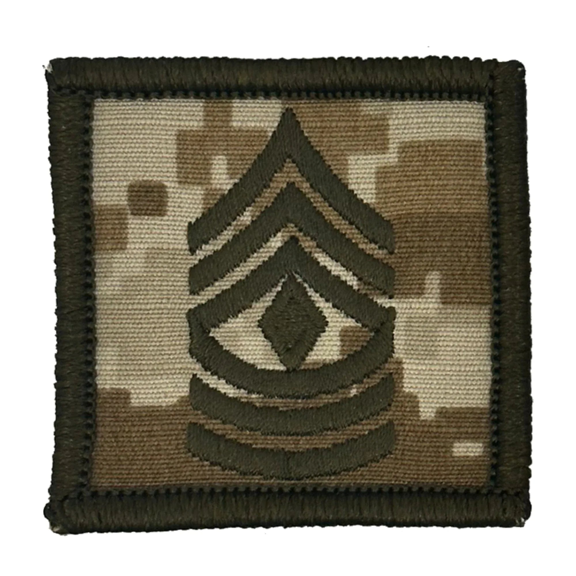 Tactical Gear Junkie Patches MARPAT Desert / First Sergeant USMC Rank Insignia - 2x2 Patch