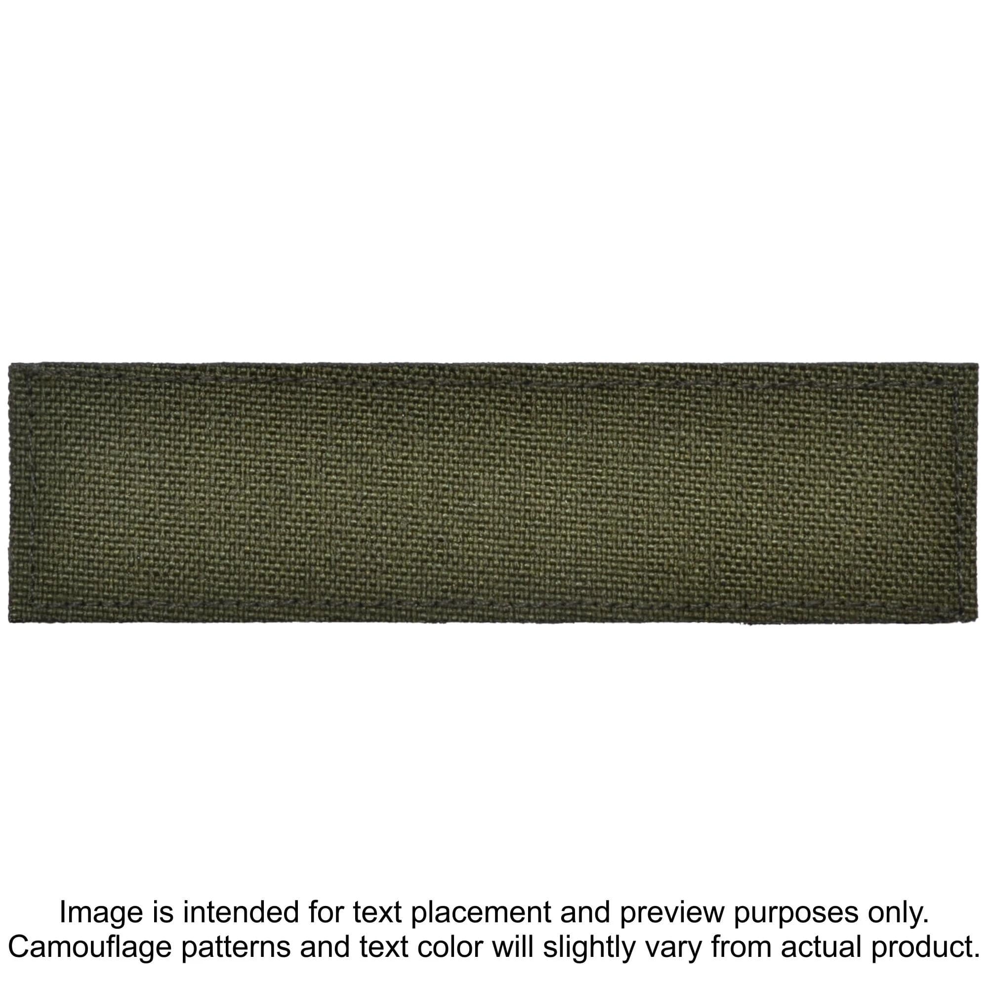 Tactical Gear Junkie Patches Olive Drab CORDURA® TROOPER Heat Press Vinyl - 1x3.75 CORDURA® Patch