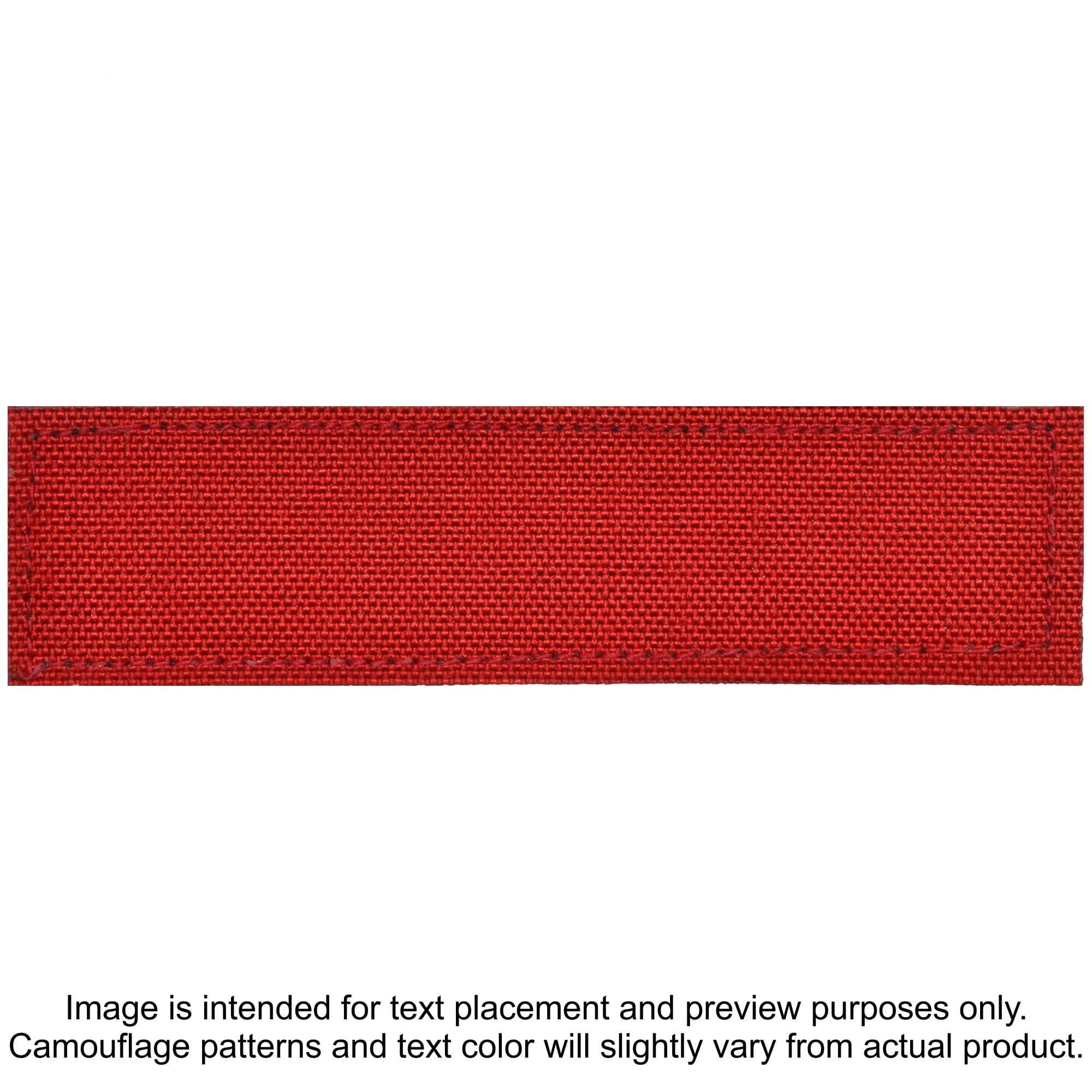 Tactical Gear Junkie Patches Red CORDURA® TROOPER Heat Press Vinyl - 1x3.75 CORDURA® Patch