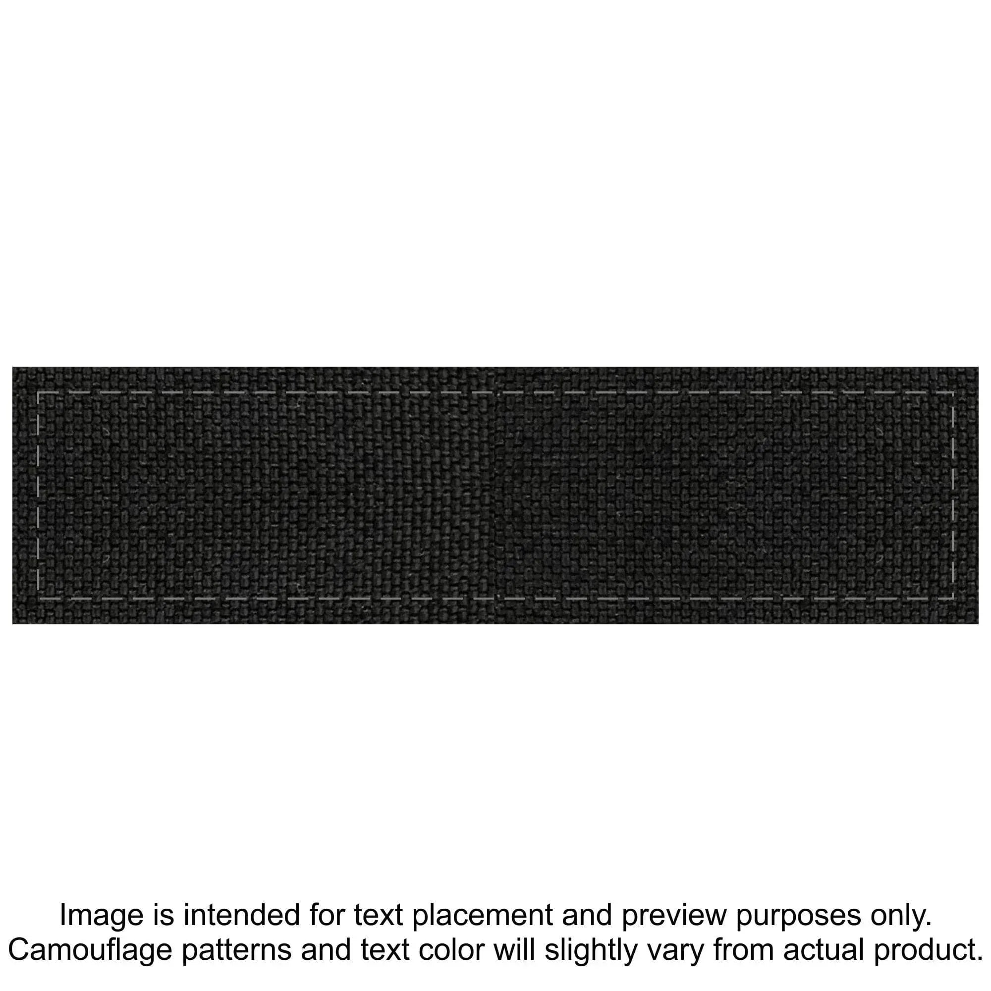 Tactical Gear Junkie Patches Black CORDURA® TROOPER Heat Press Vinyl - 1x3.75 CORDURA® Patch