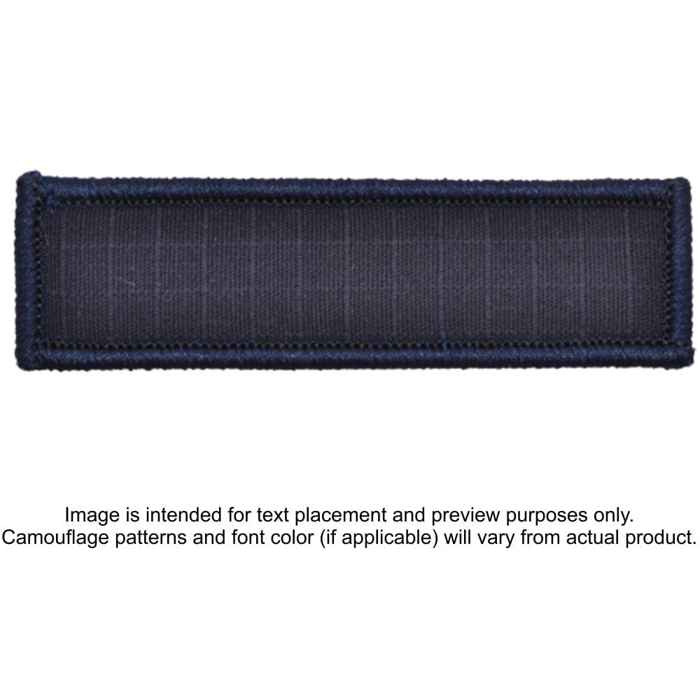 Tactical Gear Junkie Patches Navy Blue / Hook Fastener Custom Reflective Patch - 1x3.75