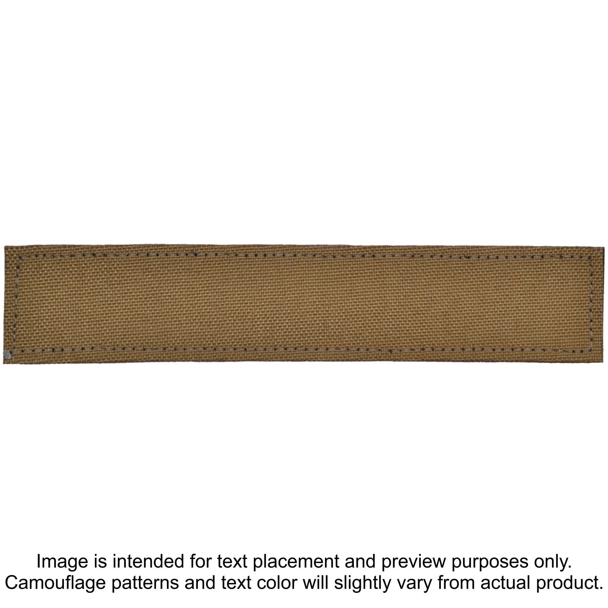 Tactical Gear Junkie Patches Coyote Brown CORDURA® SHERIFF Heat Press Vinyl - 1x5 CORDURA® Patch