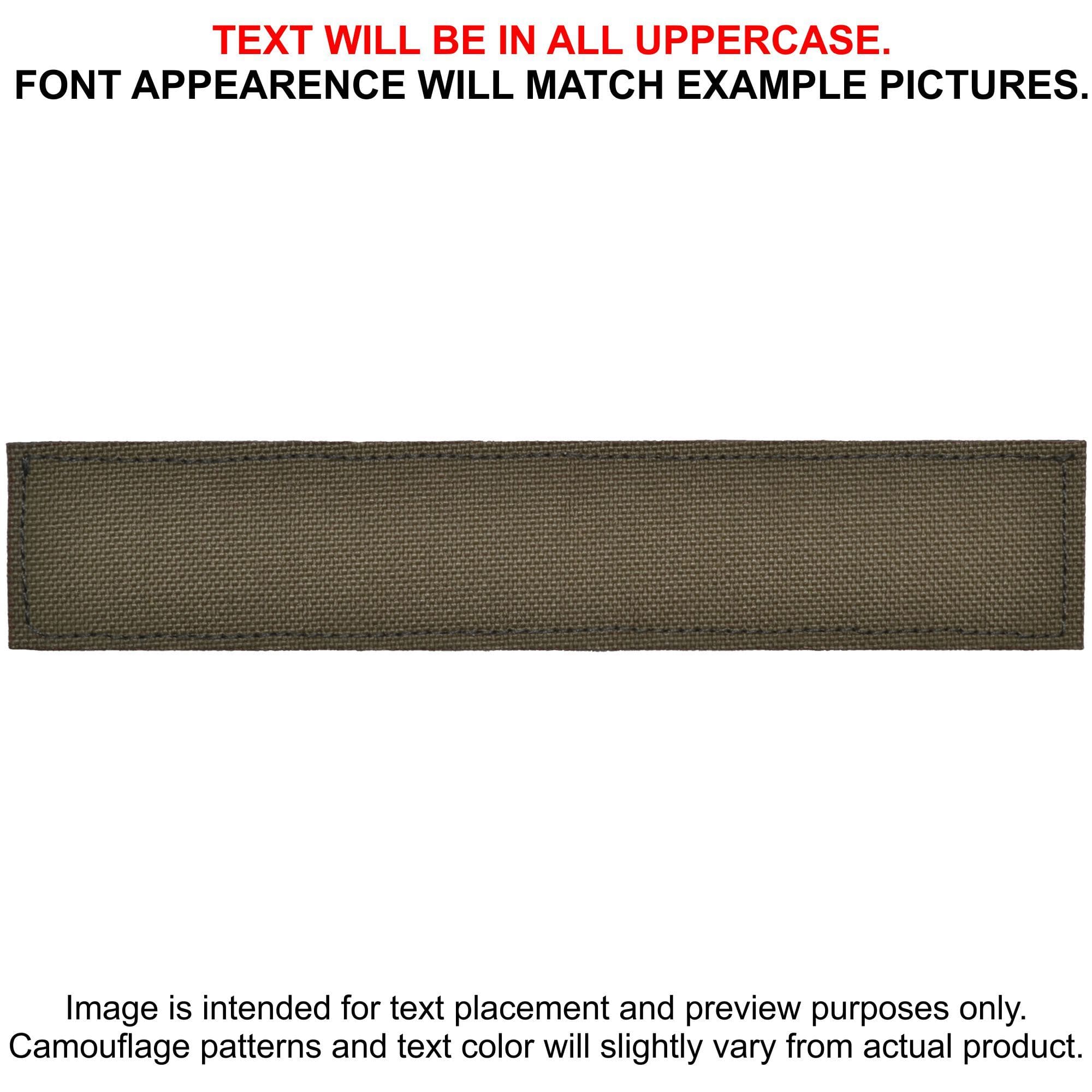 Tactical Gear Junkie Patches Ranger Green CORDURA® Custom Heat Press Vinyl - 1x5 CORDURA® Patch