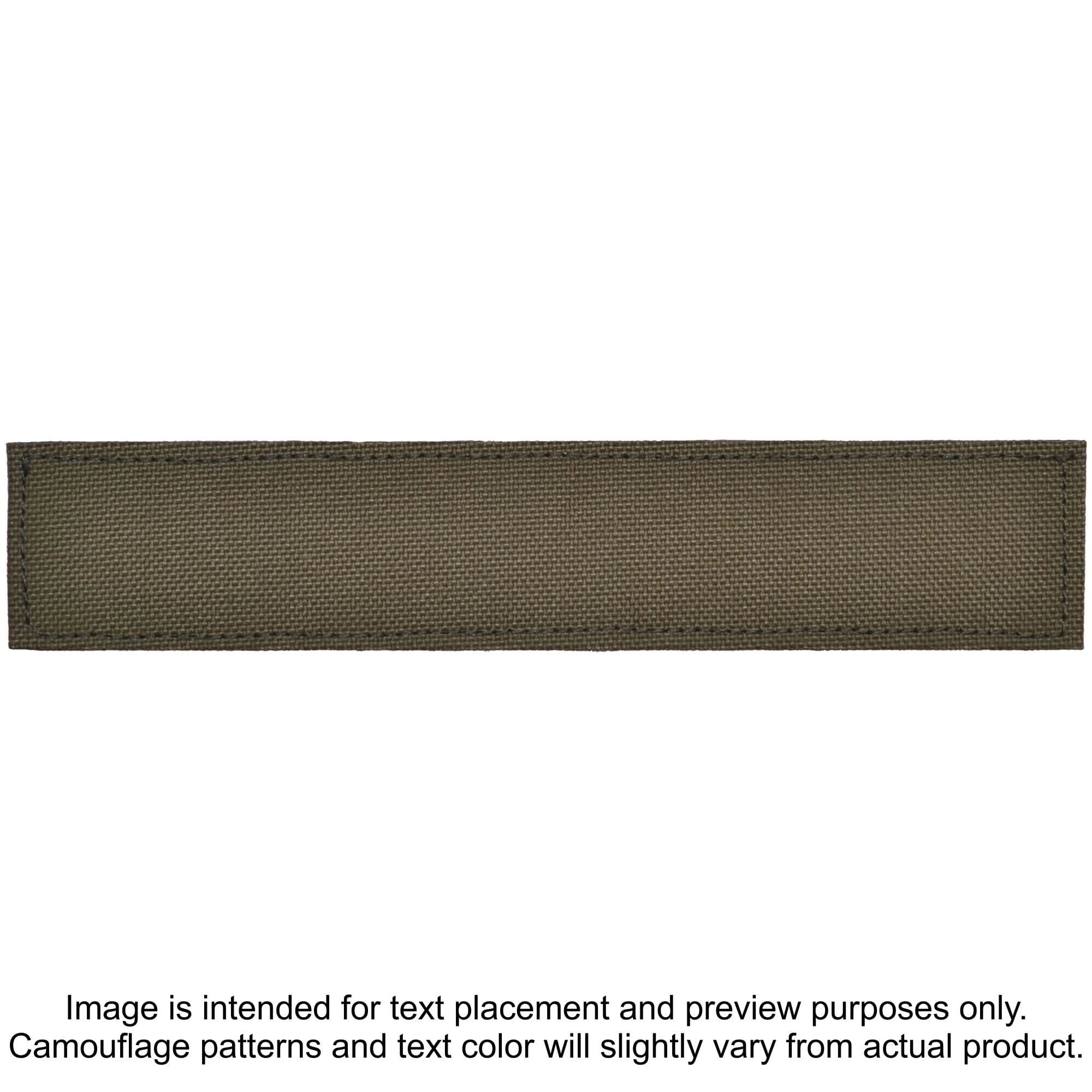 Tactical Gear Junkie Patches Ranger Green CORDURA® POLICE Heat Press Vinyl - 1x5 CORDURA® Patch