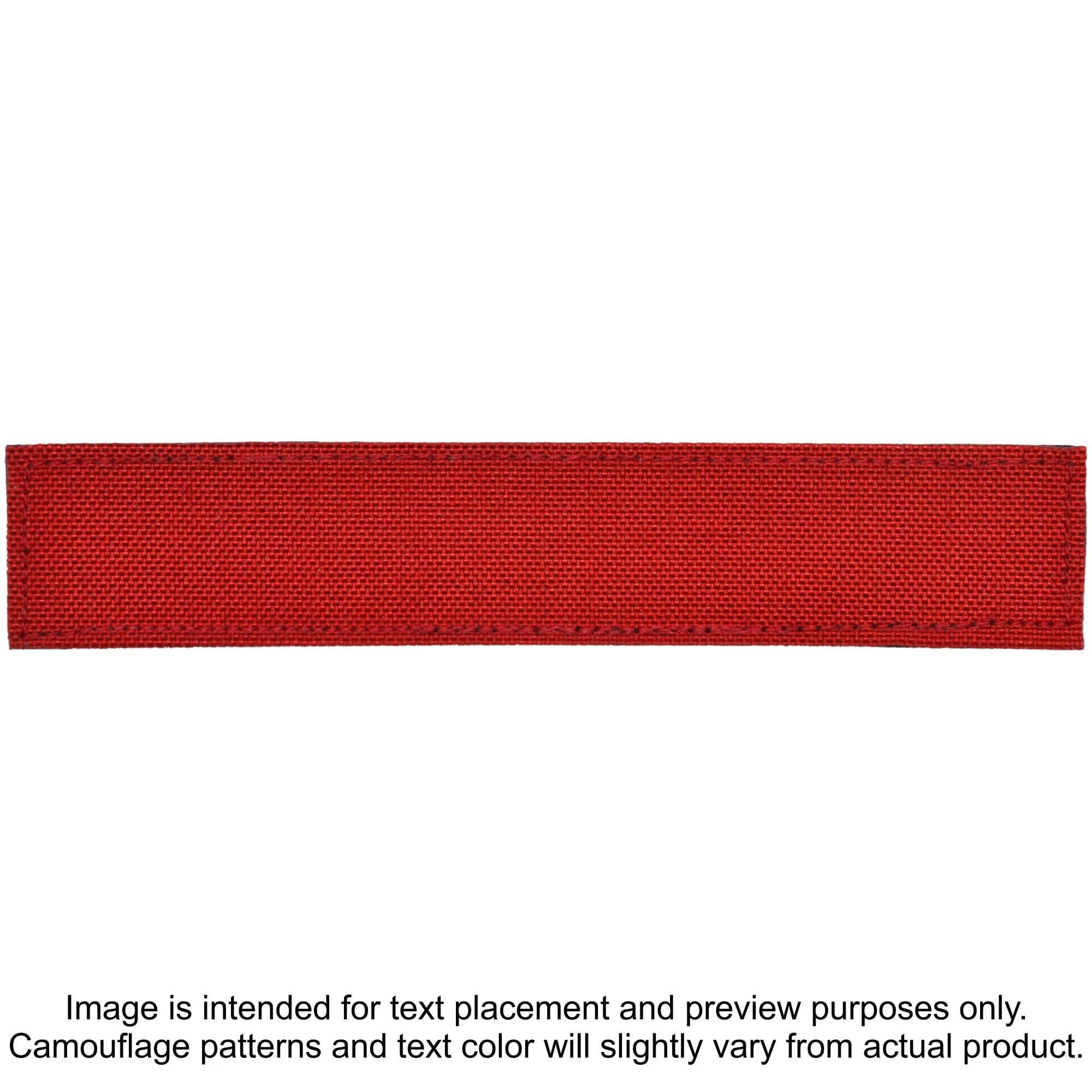 Tactical Gear Junkie Patches Red CORDURA® POLICE Heat Press Vinyl - 1x5 CORDURA® Patch