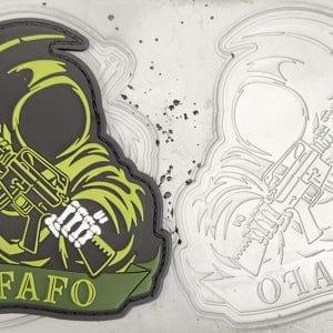 Tactical Gear Junkie Patches FAFO Reaper Fuck around and Find out - PVC PACTH