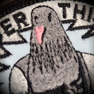 Tactical Gear Junkie Patches Consider This A Fucking Warning Pigeon - 3.5 inch Round Patch