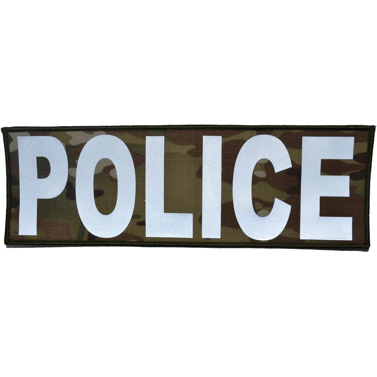 Tactical Gear Junkie Patches MultiCam POLICE Reflective - 4x12 Patch