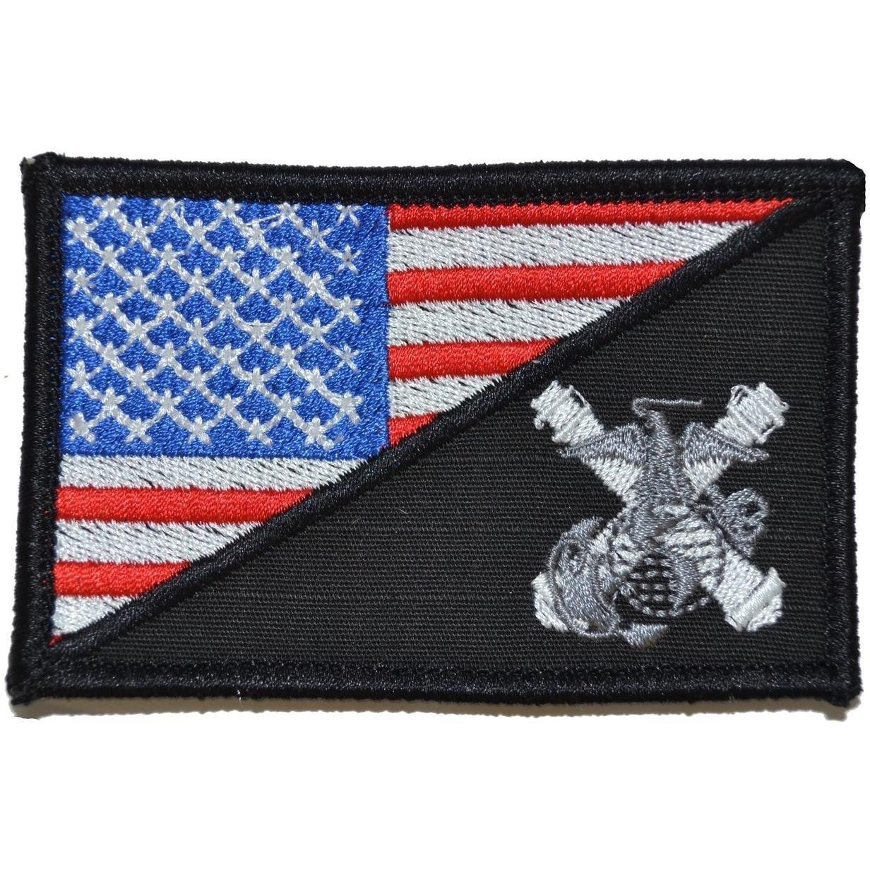 Tactical Gear Junkie Patches Full Color USMC Artillery USA Flag - 2.25x3.5 Patch