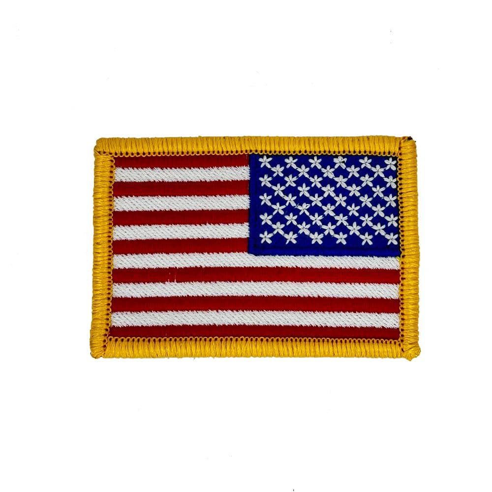 Tactical Gear Junkie Patches Right Face (Reverse) US Flag - 2x3 Patch - Full Color