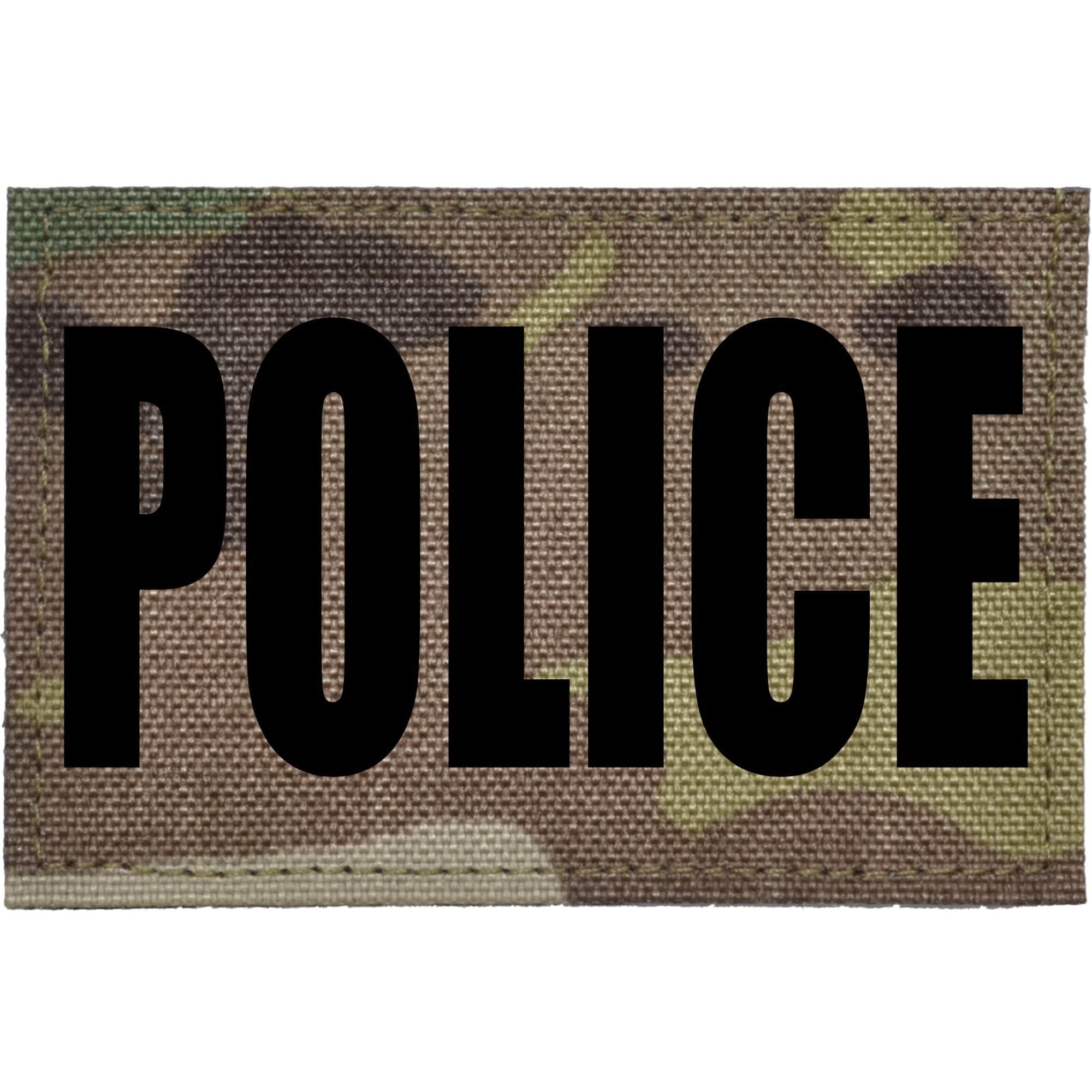 Tactical Gear Junkie Patches POLICE Heat Press Vinyl - 2x3 CORDURA® Patch