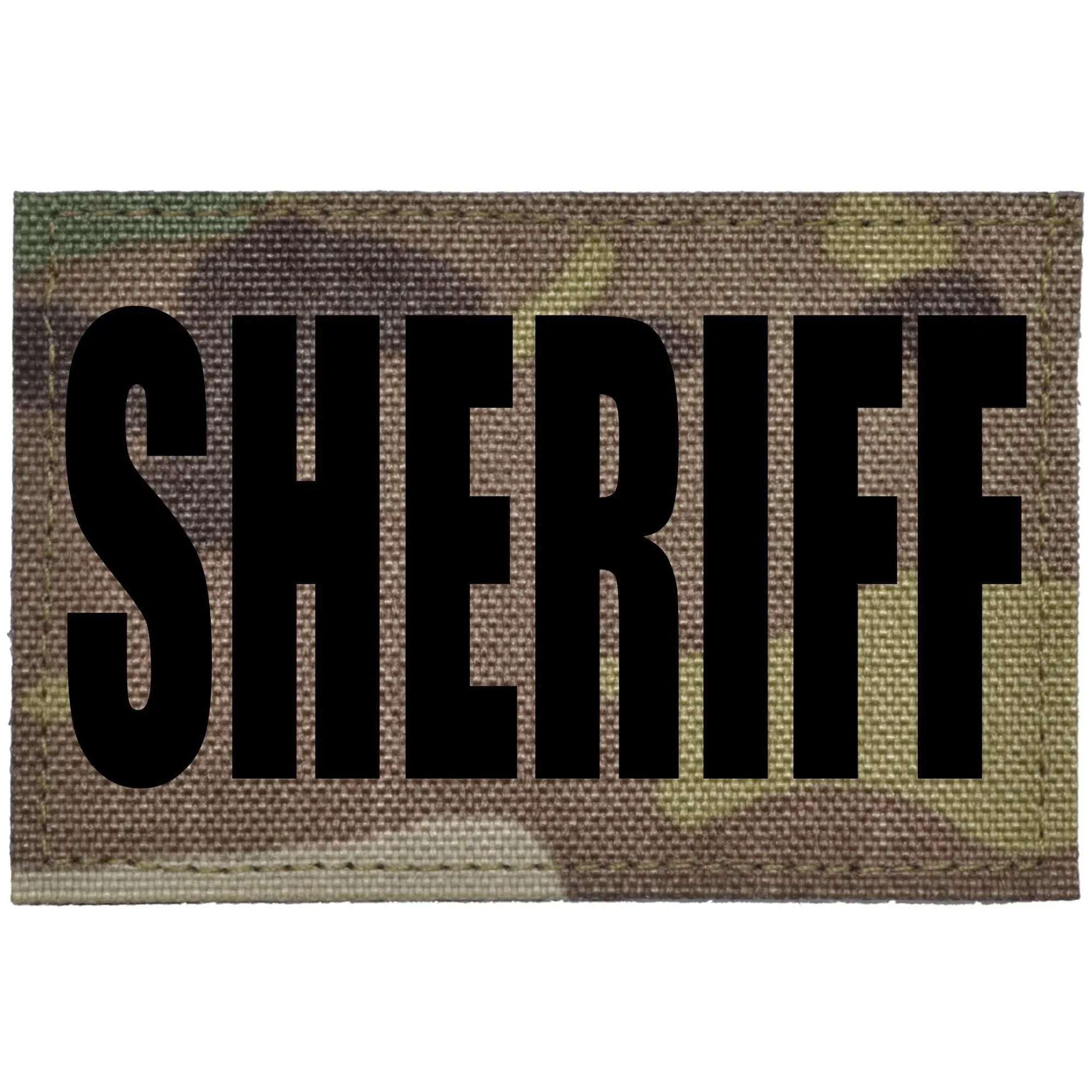Tactical Gear Junkie Patches SHERIFF Heat Press Vinyl - 2x3 CORDURA® Patch