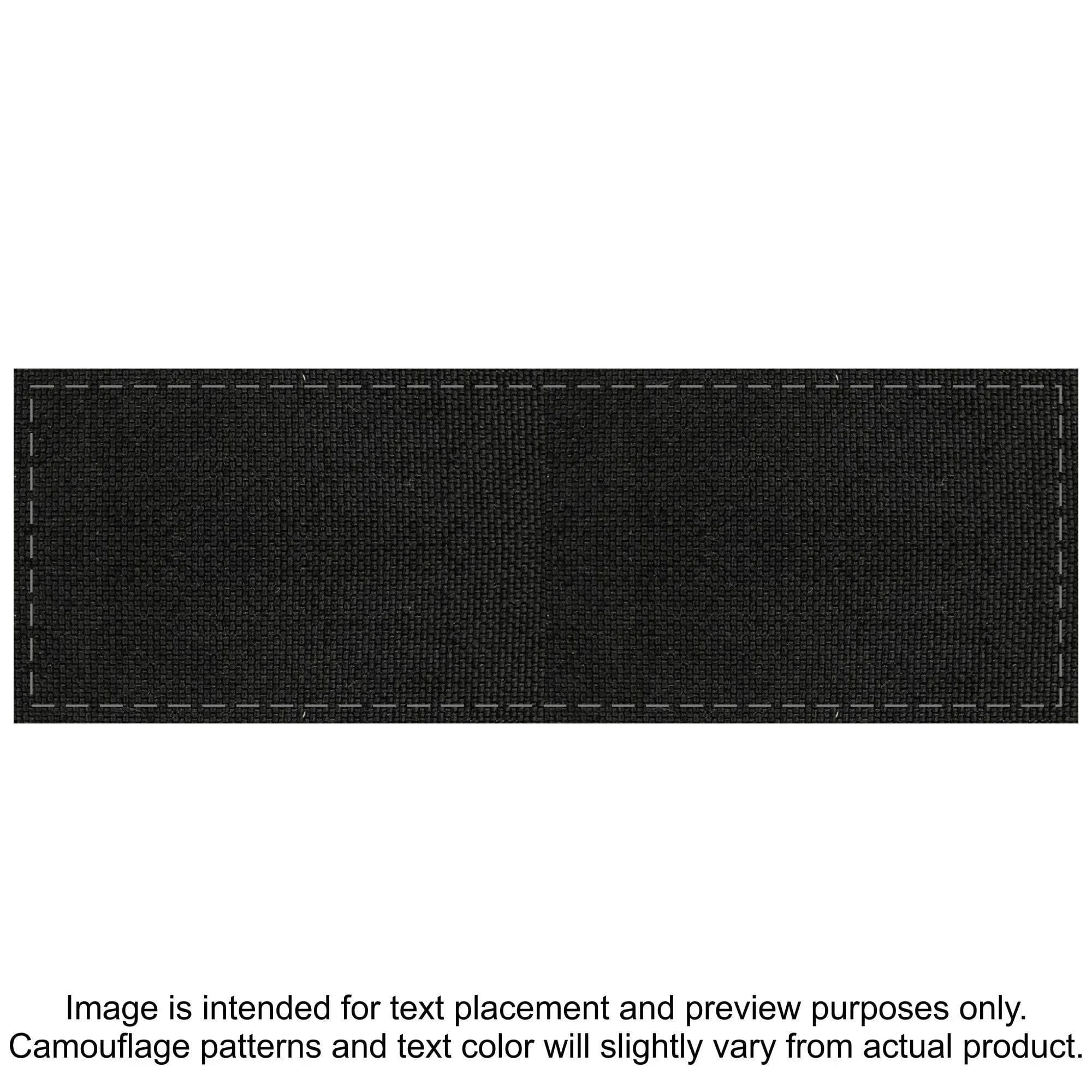 Tactical Gear Junkie Patches Black CORDURA® SHERIFF Heat Press Vinyl - 2x6 CORDURA® Patch