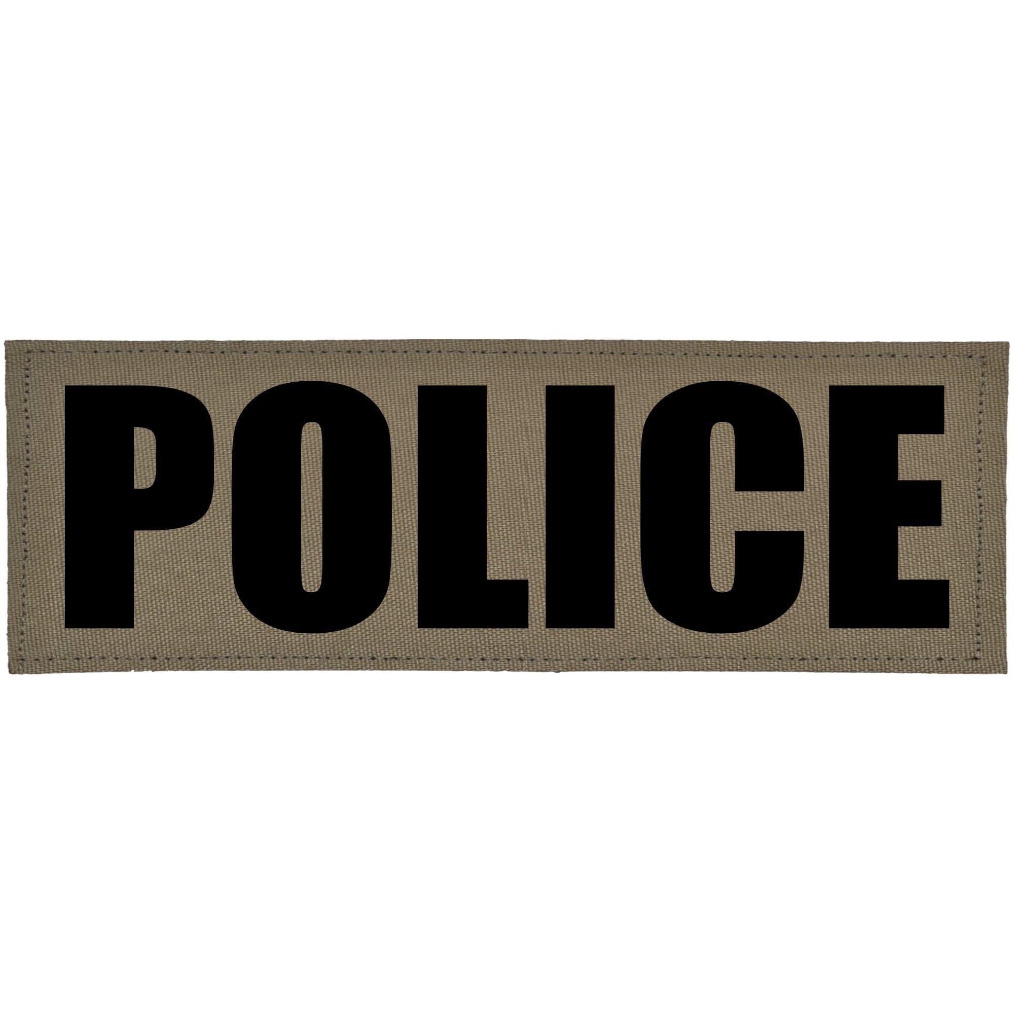 Tactical Gear Junkie Patches POLICE Heat Press Vinyl - 2x6 CORDURA® Patch