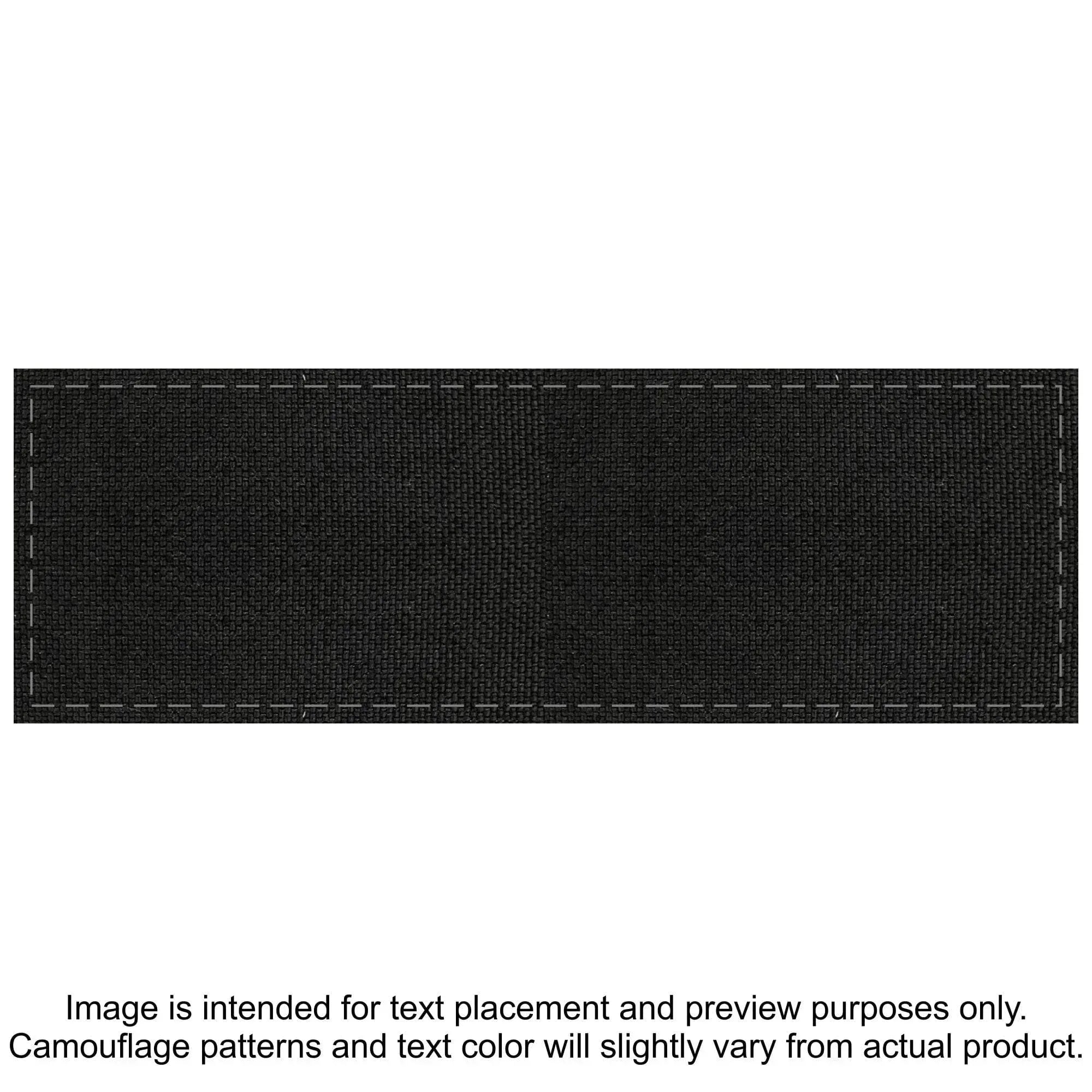 Tactical Gear Junkie Patches Black CORDURA® POLICE Heat Press Vinyl - 2x6 CORDURA® Patch