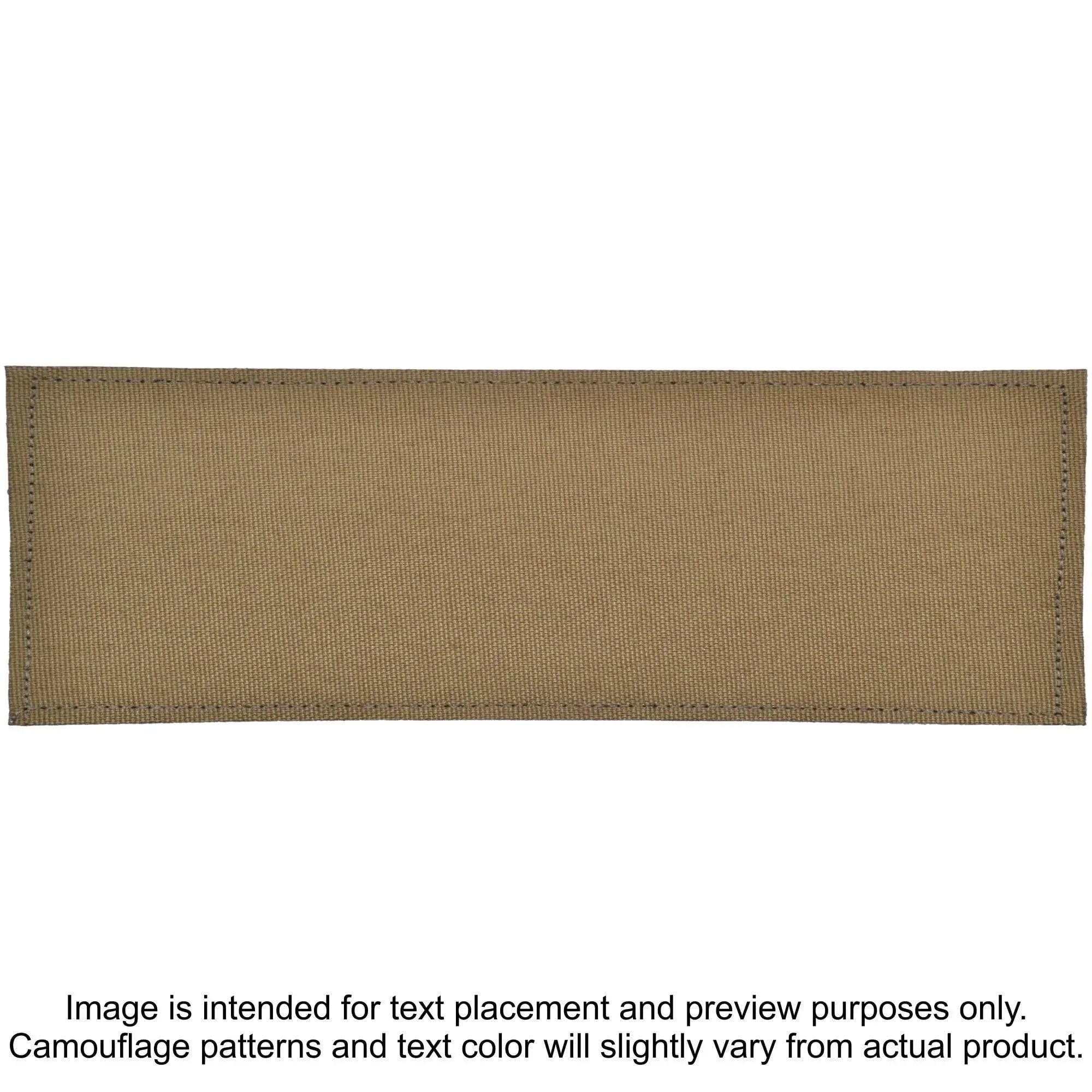 Tactical Gear Junkie Patches Coyote Brown CORDURA® SHERIFF Heat Press Vinyl - 2x6 CORDURA® Patch