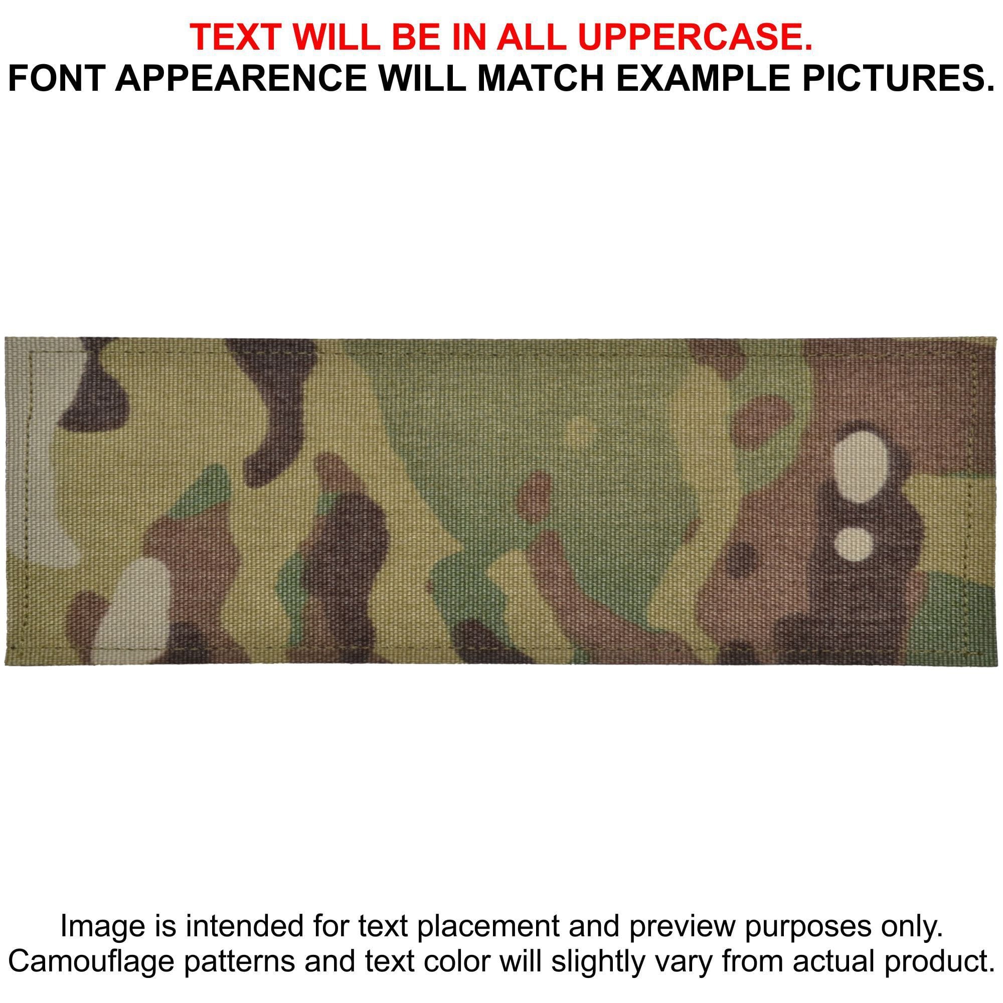 Tactical Gear Junkie Patches MultiCam CORDURA® Custom Heat Press Vinyl - 2x6 CORDURA® Patch