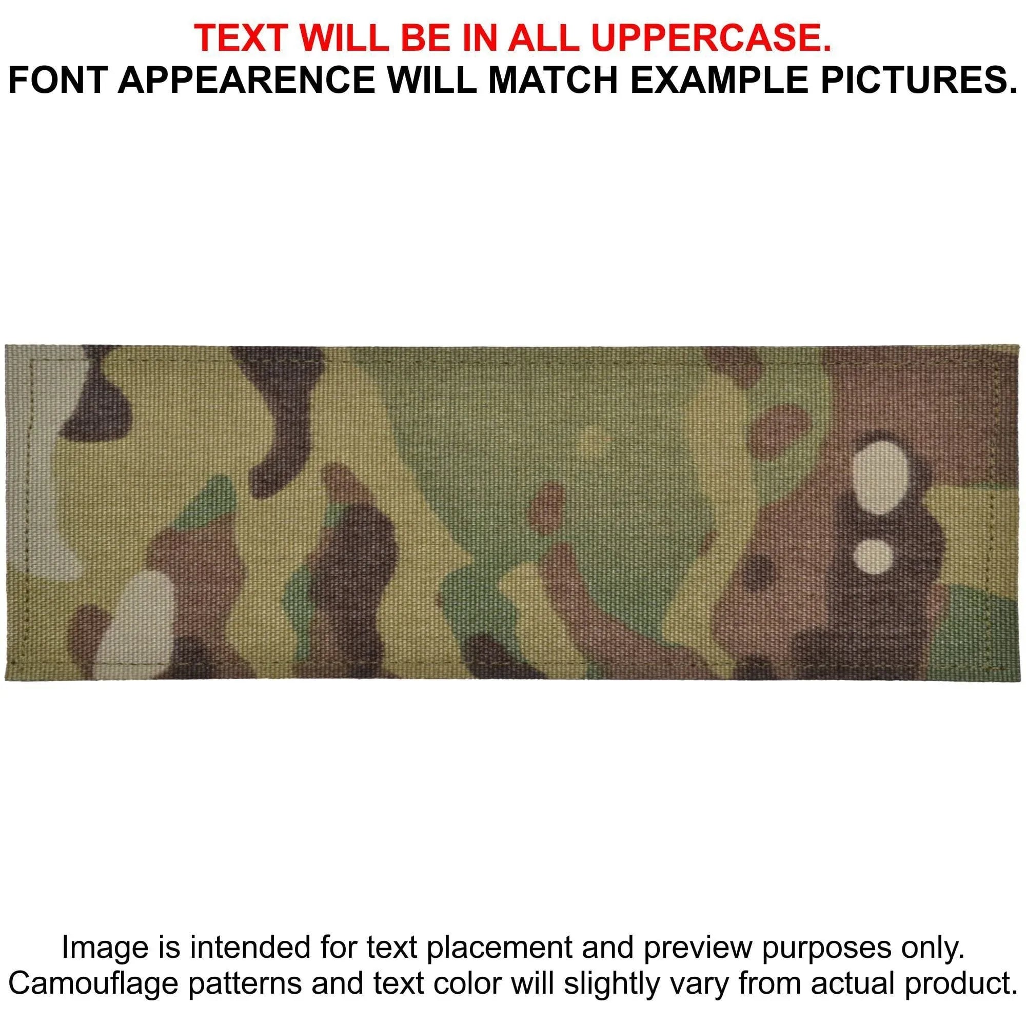 Tactical Gear Junkie Patches MultiCam CORDURA® Custom Heat Press Vinyl - 2x6 CORDURA® Patch