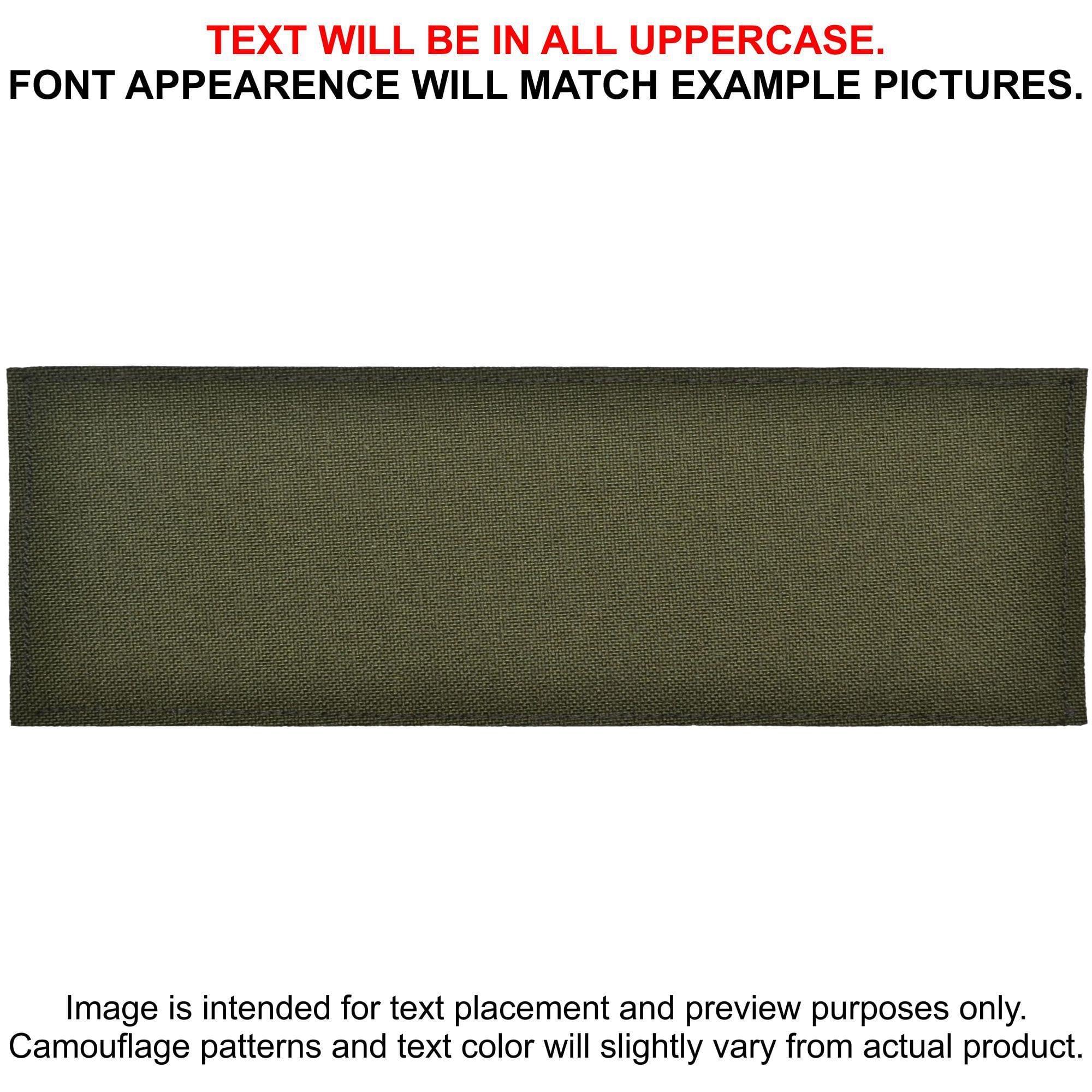 Tactical Gear Junkie Patches Olive Drab CORDURA® Custom Heat Press Vinyl - 2x6 CORDURA® Patch