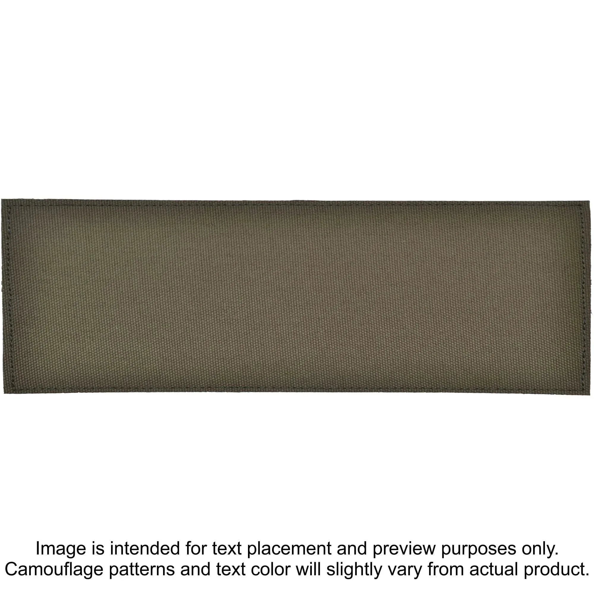 Tactical Gear Junkie Patches Ranger Green CORDURA® POLICE Heat Press Vinyl - 2x6 CORDURA® Patch