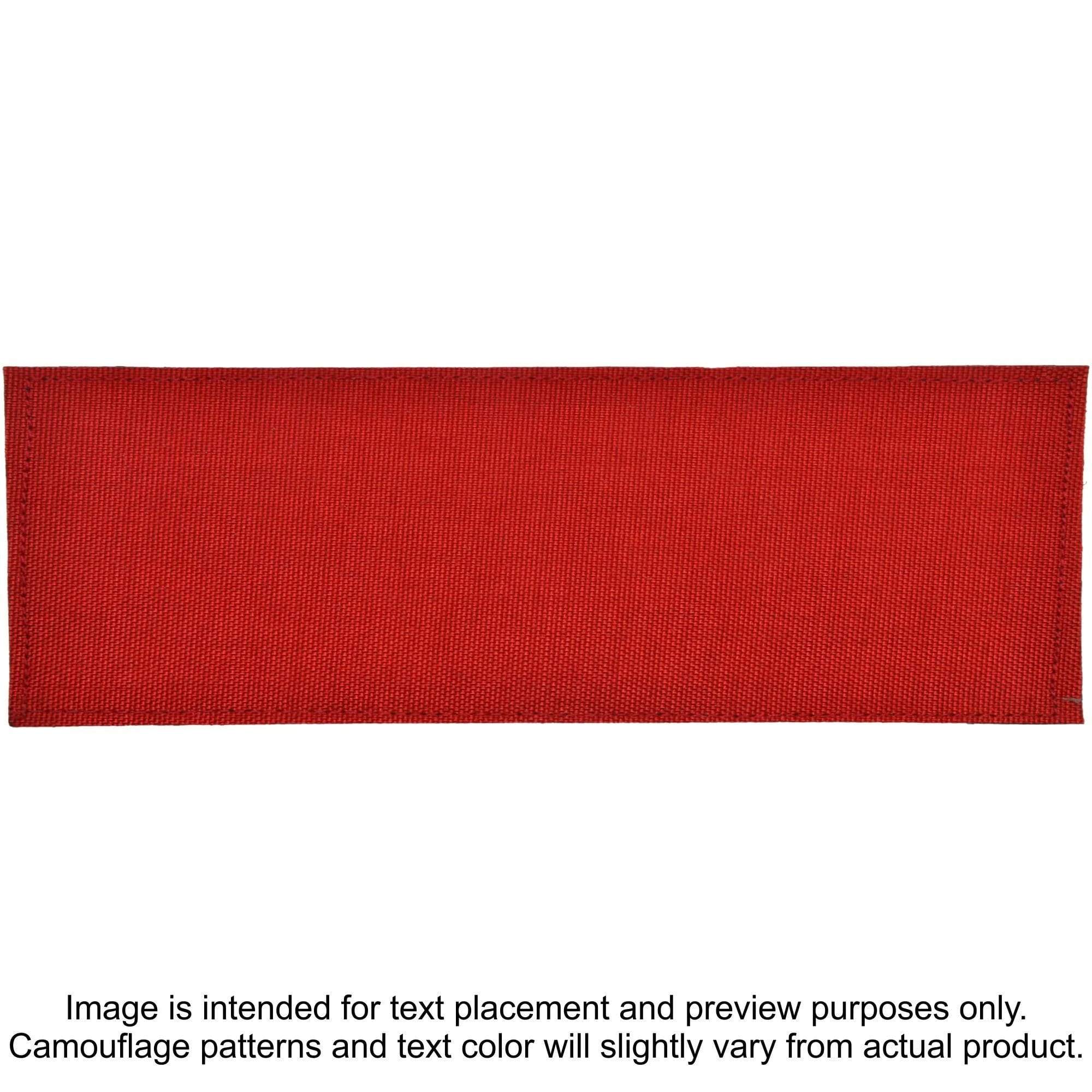 Tactical Gear Junkie Patches Red CORDURA® POLICE Heat Press Vinyl - 2x6 CORDURA® Patch