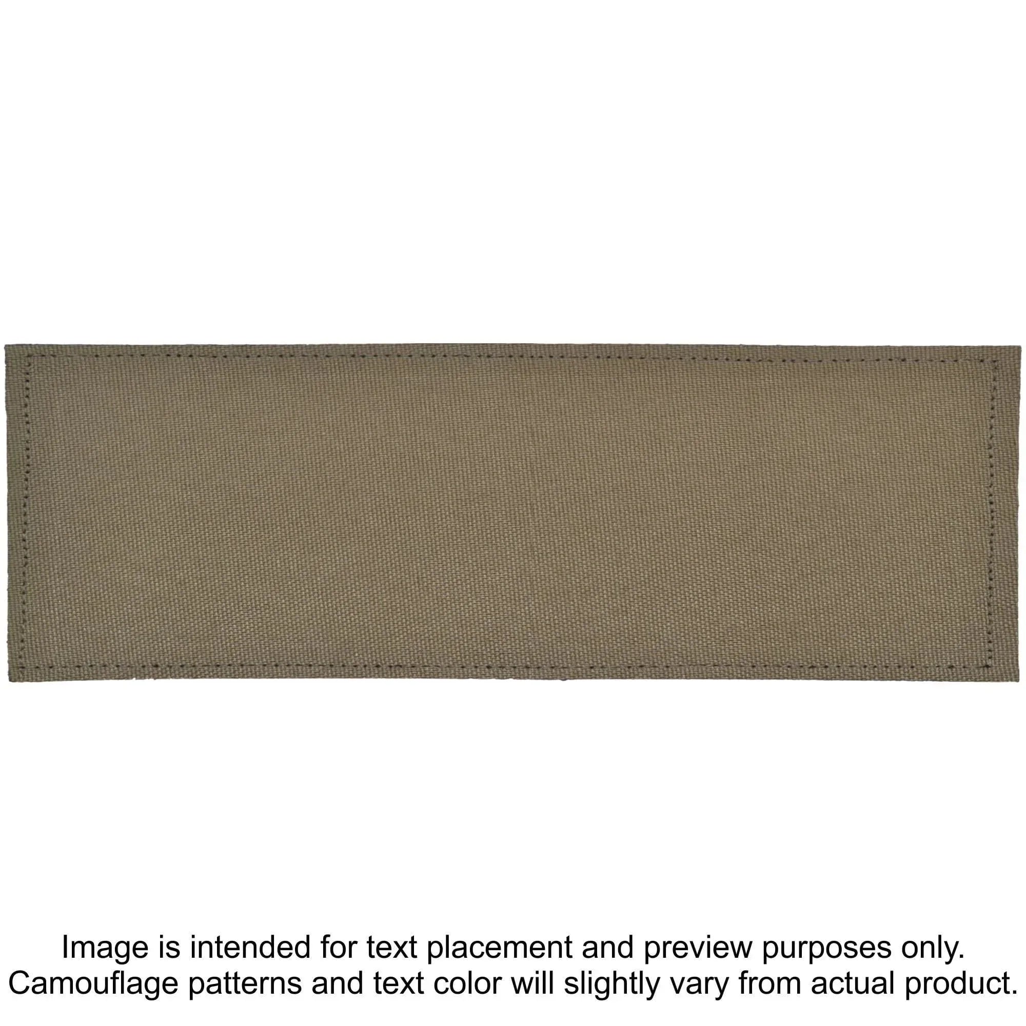 Tactical Gear Junkie Patches Tan 499 CORDURA® POLICE Heat Press Vinyl - 2x6 CORDURA® Patch