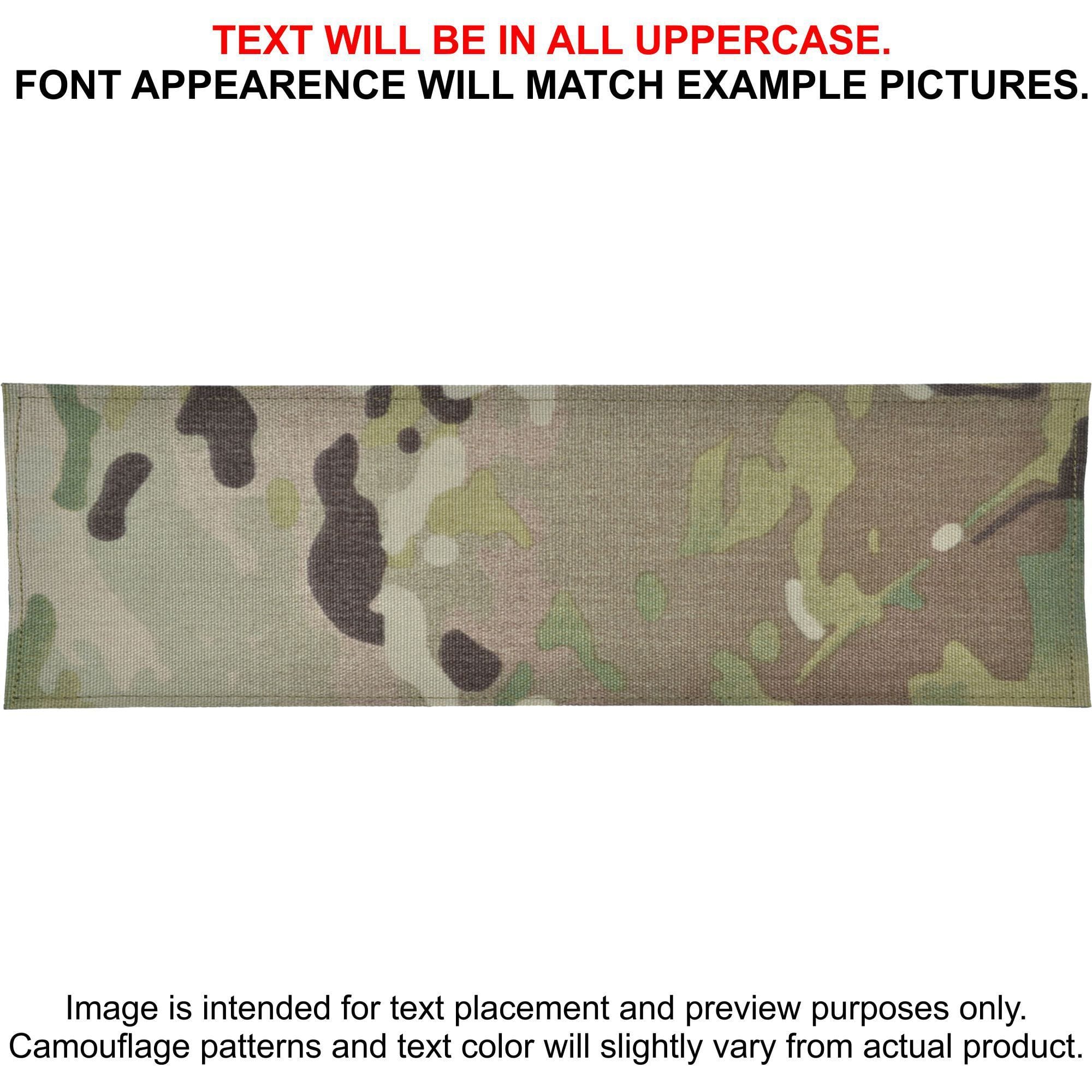 Tactical Gear Junkie Patches MultiCam CORDURA® Custom Heat Press Vinyl - 3x10 CORDURA® Patch