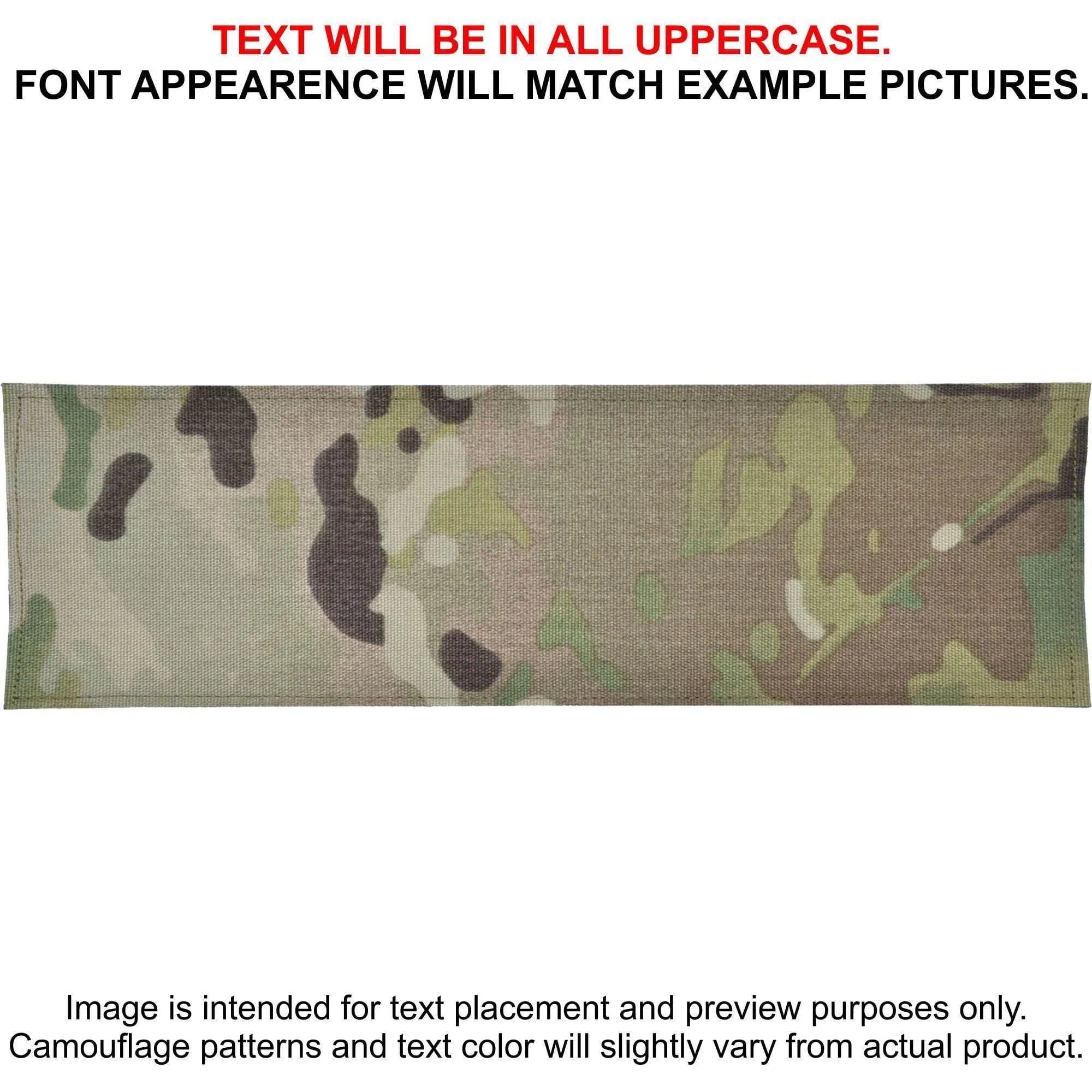 Tactical Gear Junkie Patches MultiCam CORDURA® Custom Heat Press Vinyl - 3x10 CORDURA® Patch