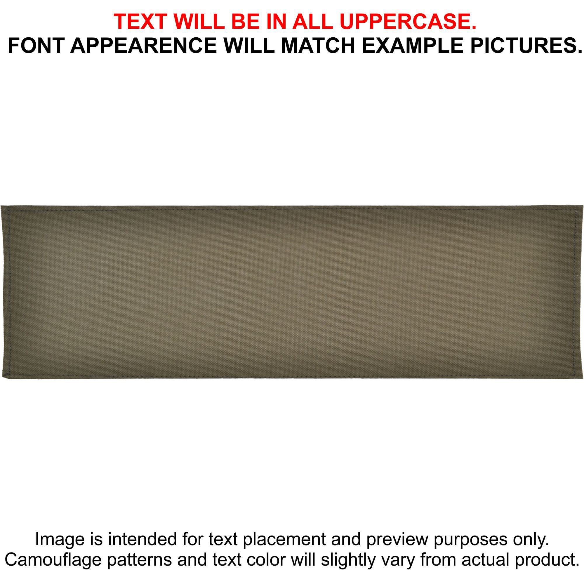 Tactical Gear Junkie Patches Ranger Green CORDURA® Custom Heat Press Vinyl - 3x10 CORDURA® Patch