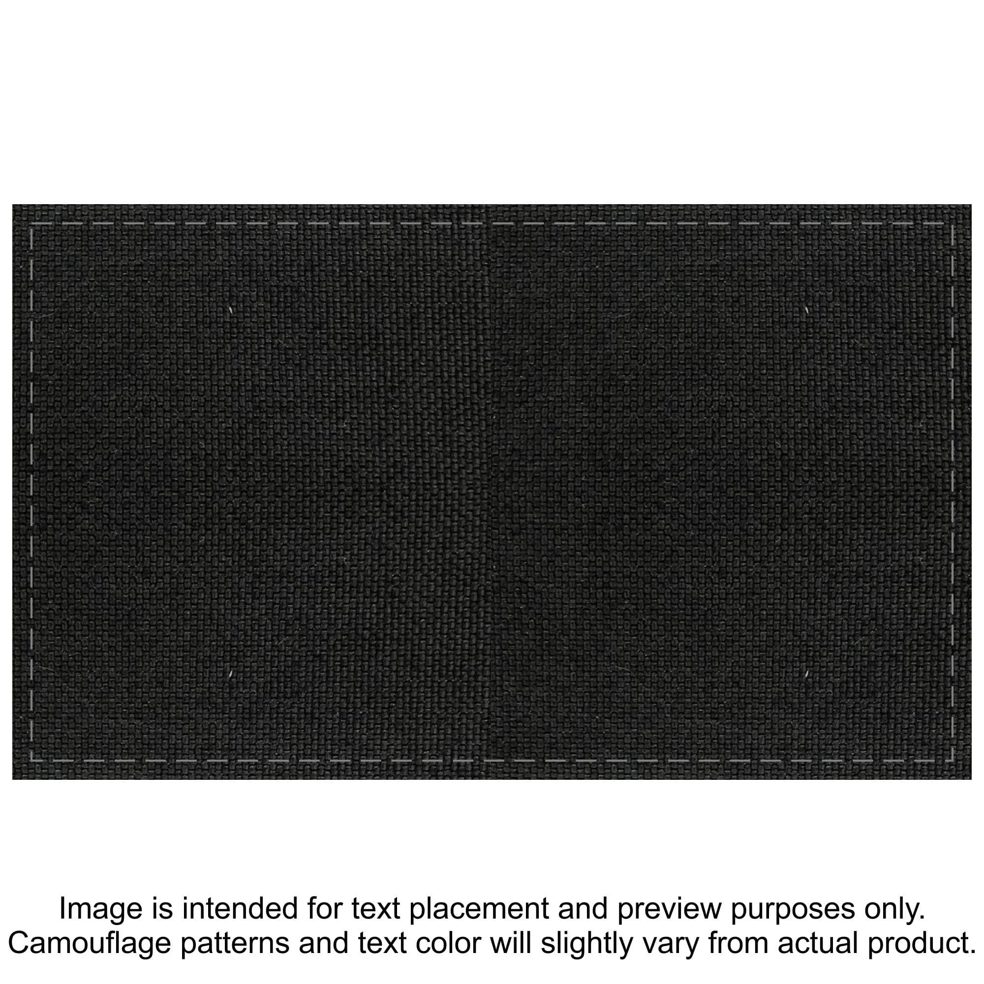 Tactical Gear Junkie Patches Black CORDURA® TROOPER Heat Press Vinyl - 3x5 CORDURA® Patch