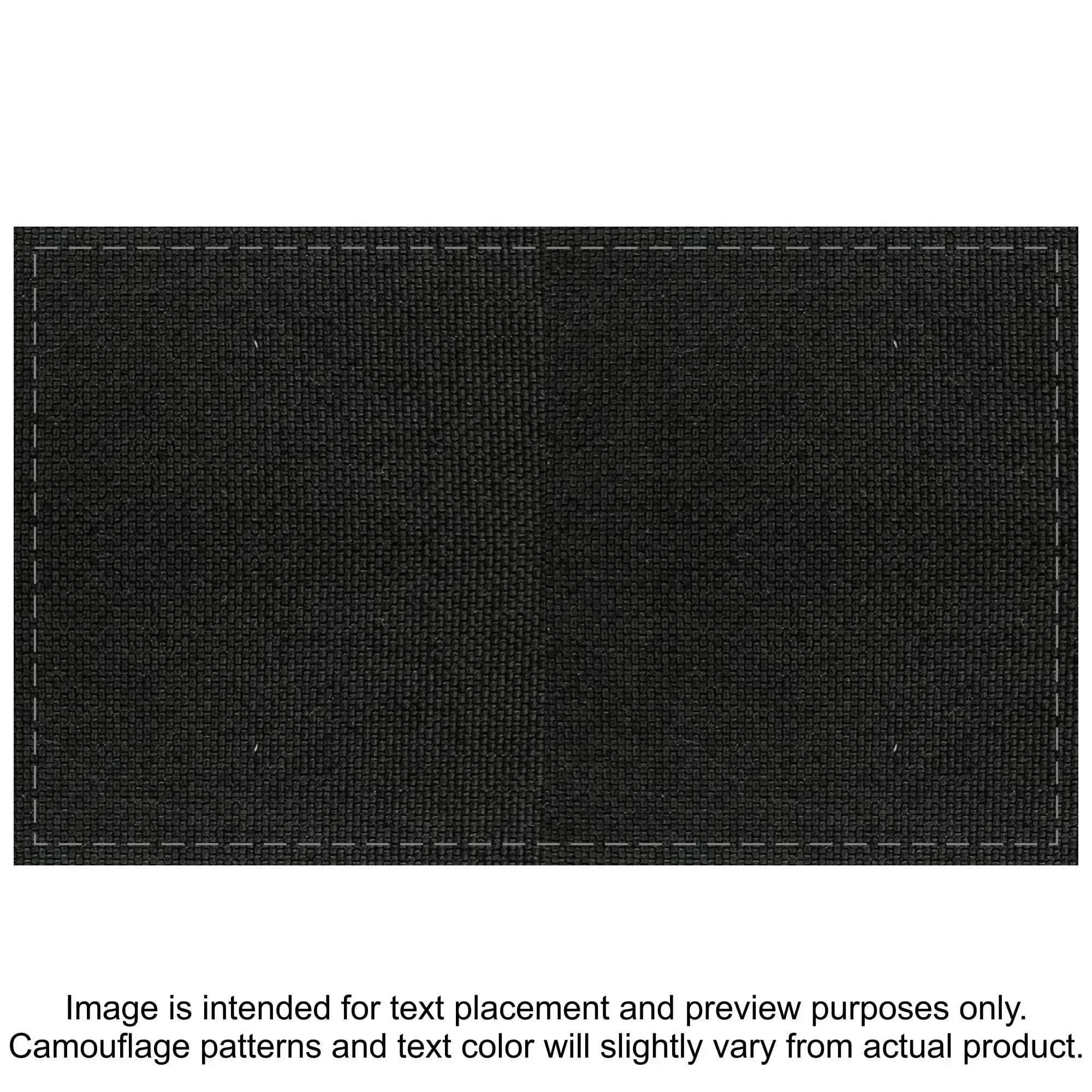Tactical Gear Junkie Patches Black CORDURA® TROOPER Heat Press Vinyl - 3x5 CORDURA® Patch