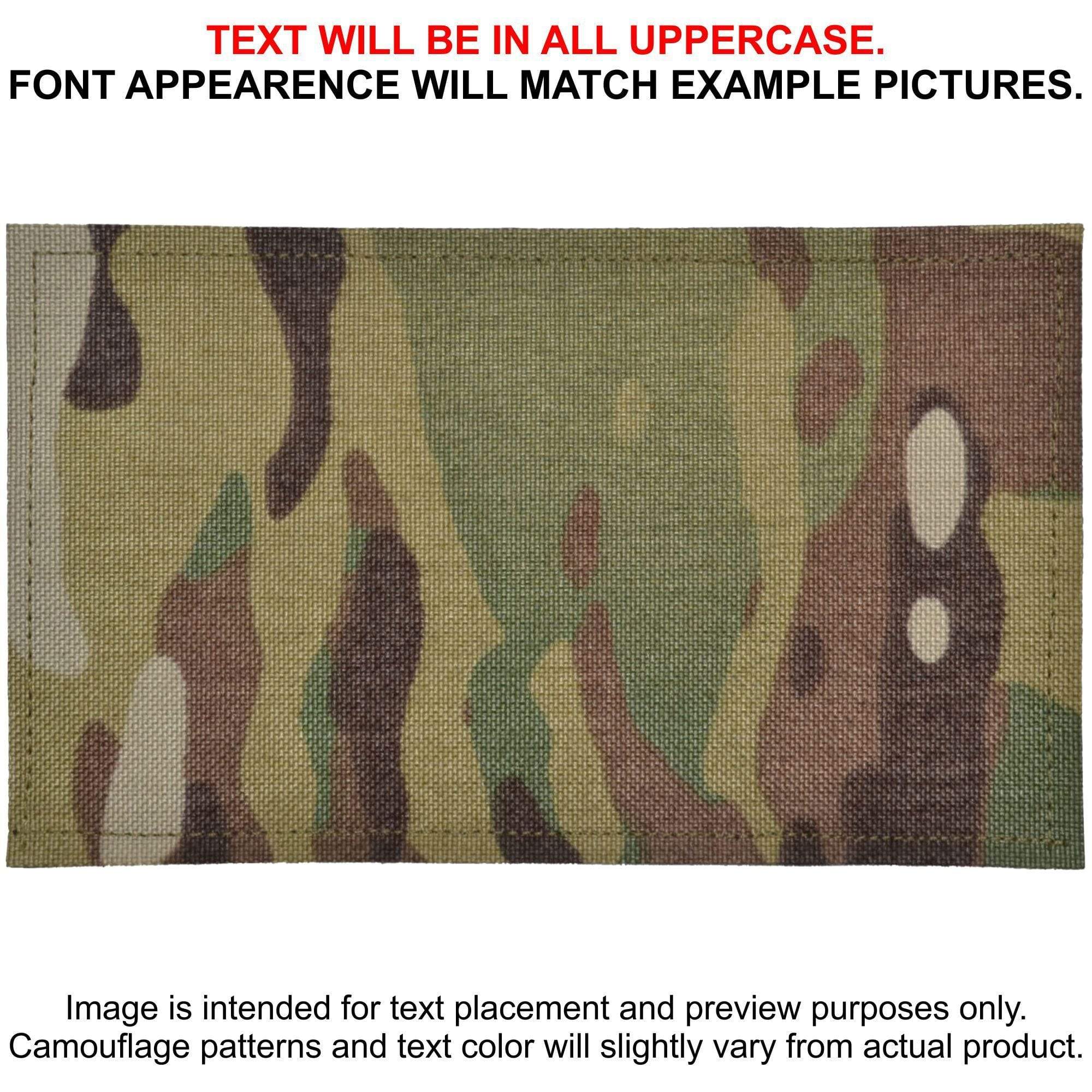Tactical Gear Junkie Patches MultiCam CORDURA® Custom Heat Press Vinyl - 3x5 CORDURA® Patch