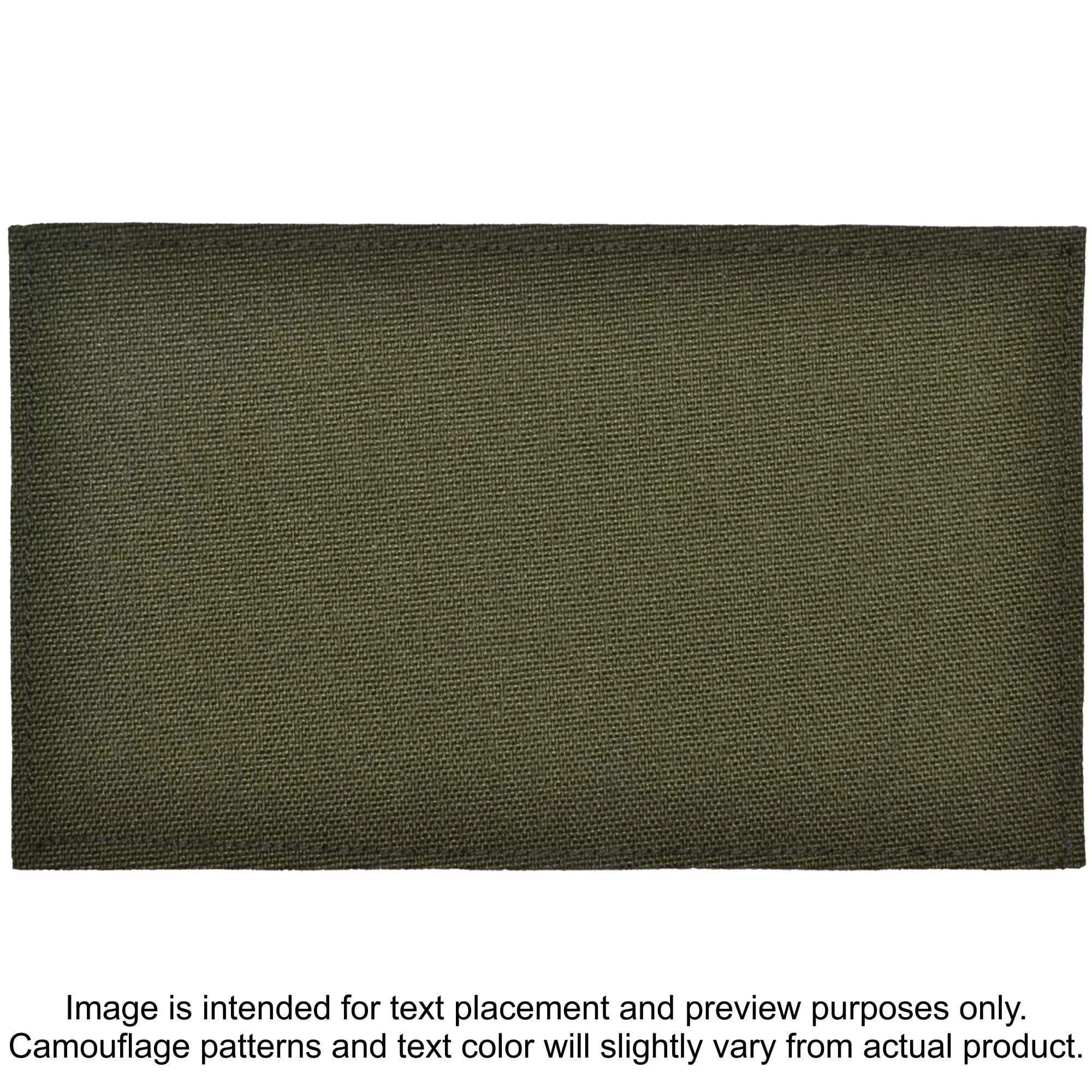 Tactical Gear Junkie Patches Olive Drab CORDURA® POLICE Heat Press Vinyl - 3x5 CORDURA® Patch