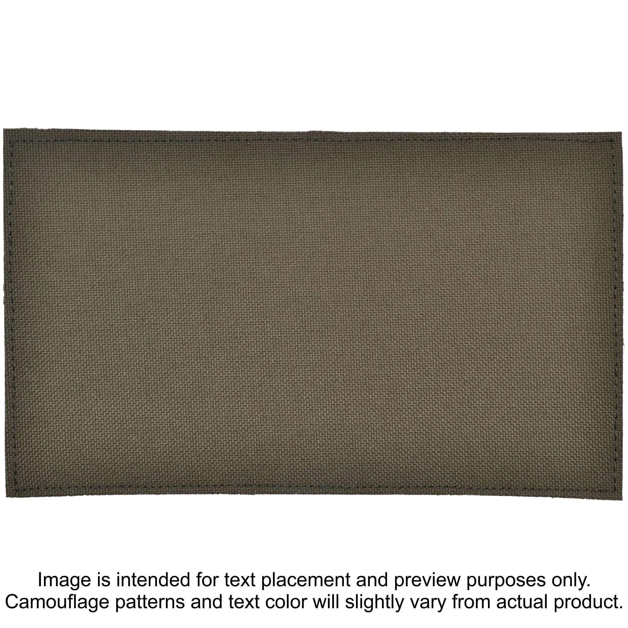 Tactical Gear Junkie Patches Ranger Green CORDURA® POLICE Heat Press Vinyl - 3x5 CORDURA® Patch