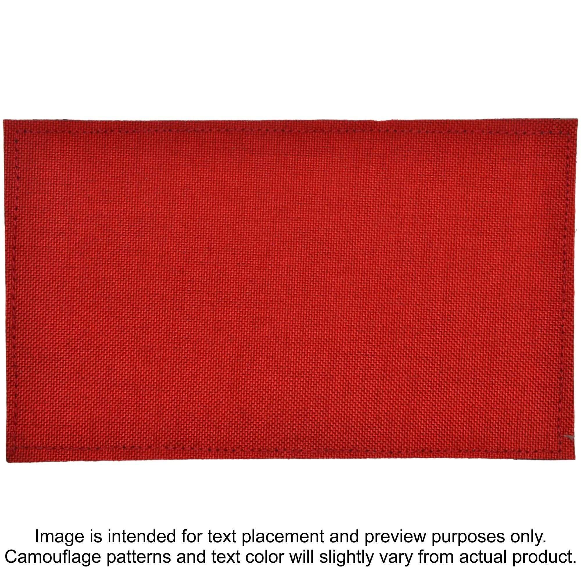 Tactical Gear Junkie Patches Red CORDURA® POLICE Heat Press Vinyl - 3x5 CORDURA® Patch