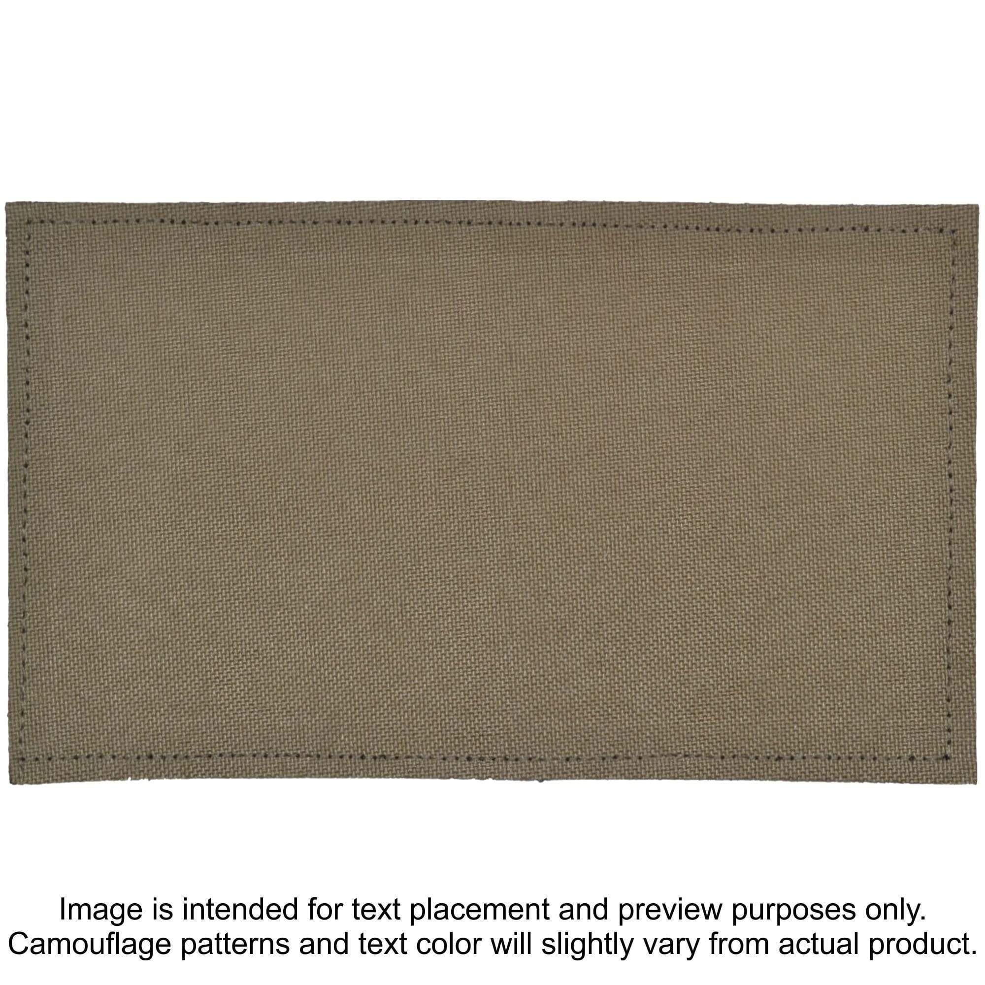 Tactical Gear Junkie Patches Tan 499 CORDURA® POLICE Heat Press Vinyl - 3x5 CORDURA® Patch