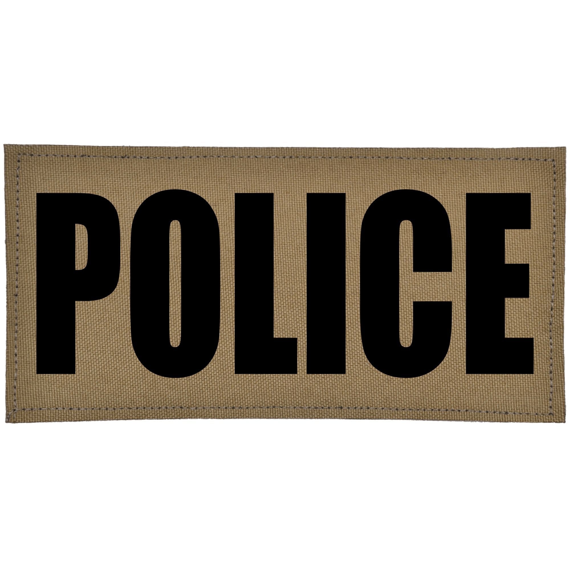 Tactical Gear Junkie Patches POLICE Heat Press Vinyl - 3x6 CORDURA® Patch