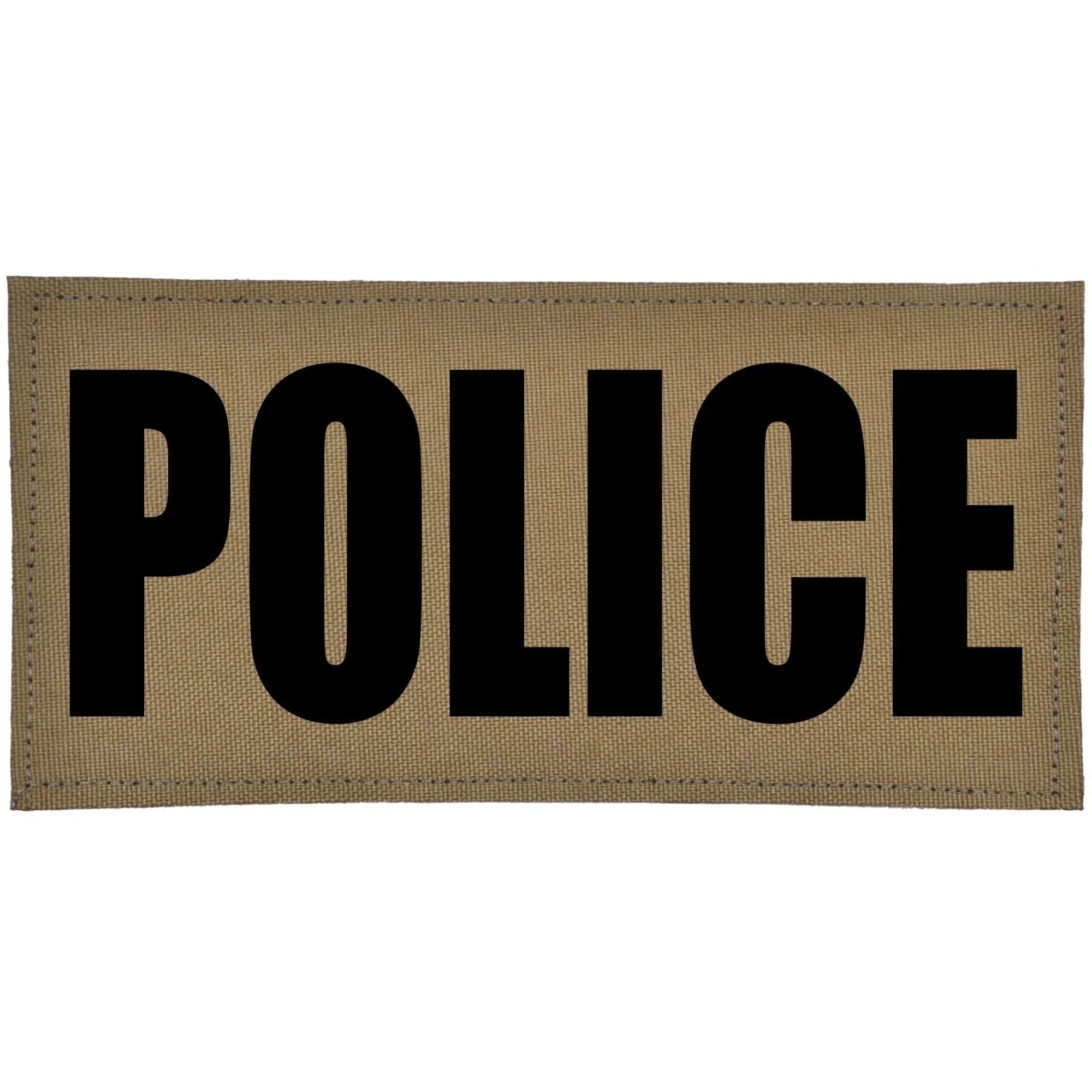 Tactical Gear Junkie Patches POLICE Heat Press Vinyl - 3x6 CORDURA® Patch