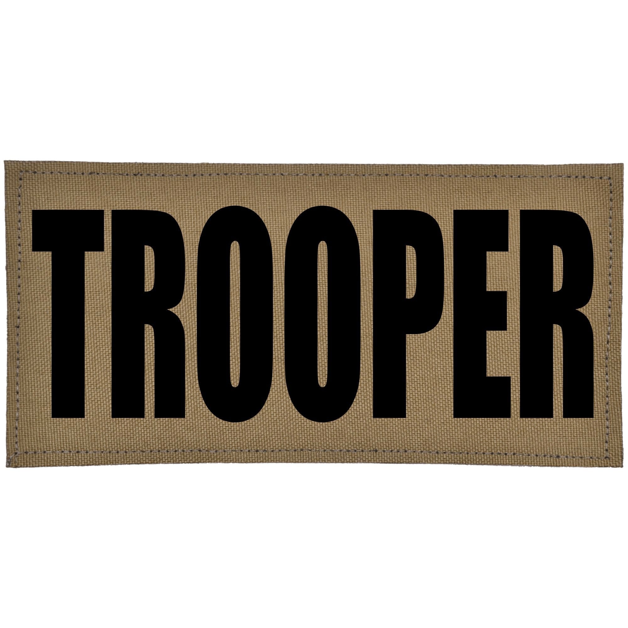 Tactical Gear Junkie Patches TROOPER Heat Press Vinyl - 3x6 CORDURA® Patch