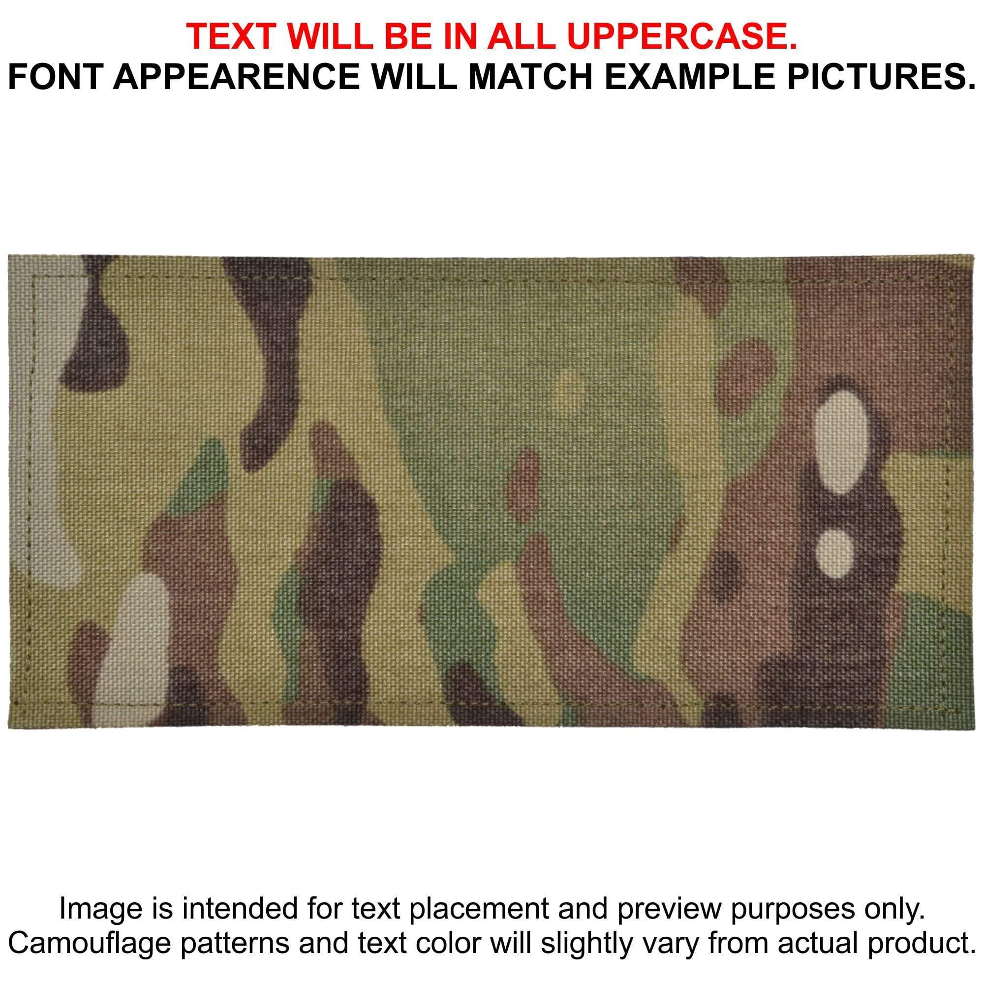 Tactical Gear Junkie Patches MultiCam CORDURA® Custom Heat Press Vinyl - 3x6 CORDURA® Patch