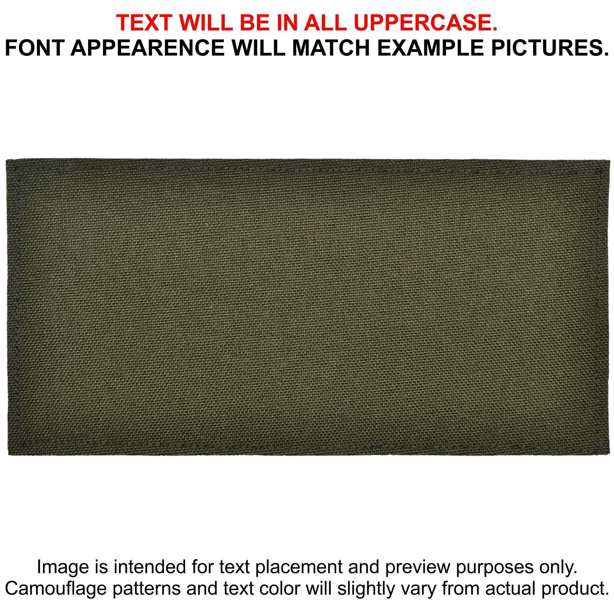 Tactical Gear Junkie Patches Olive Drab CORDURA® Custom Heat Press Vinyl - 3x6 CORDURA® Patch