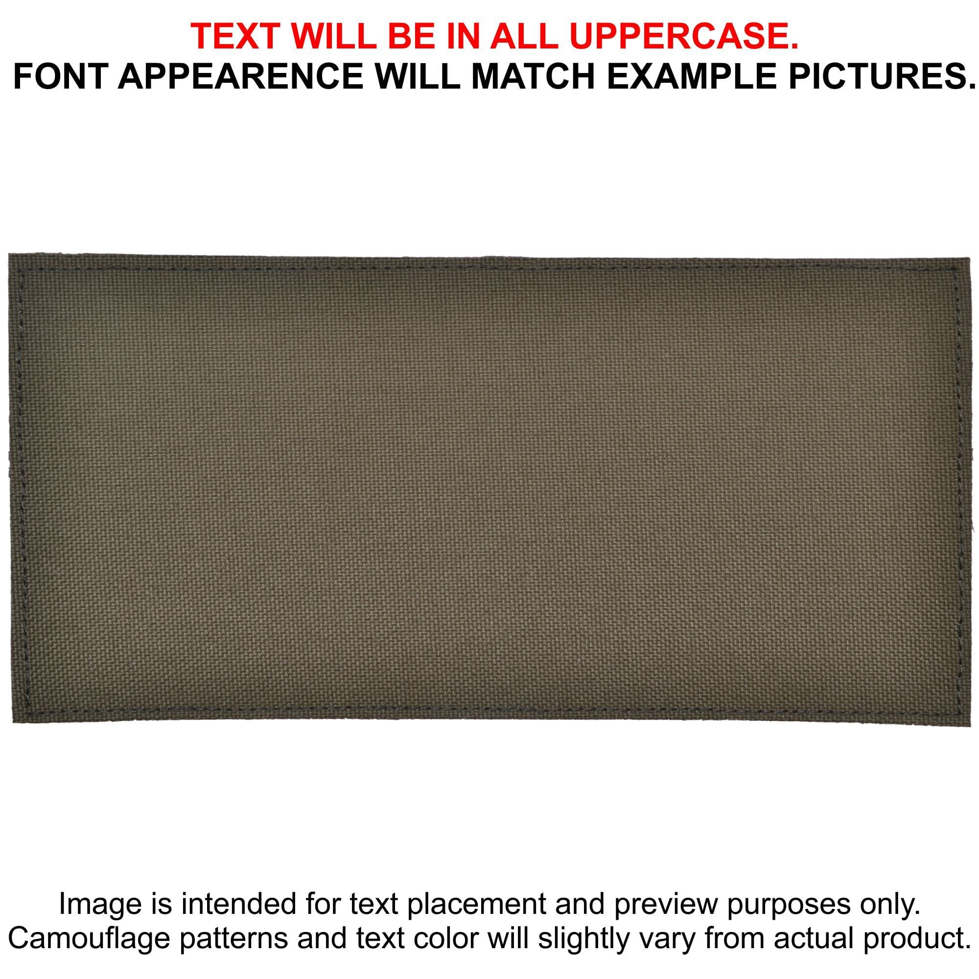 Tactical Gear Junkie Patches Ranger Green CORDURA® Custom Heat Press Vinyl - 3x6 CORDURA® Patch