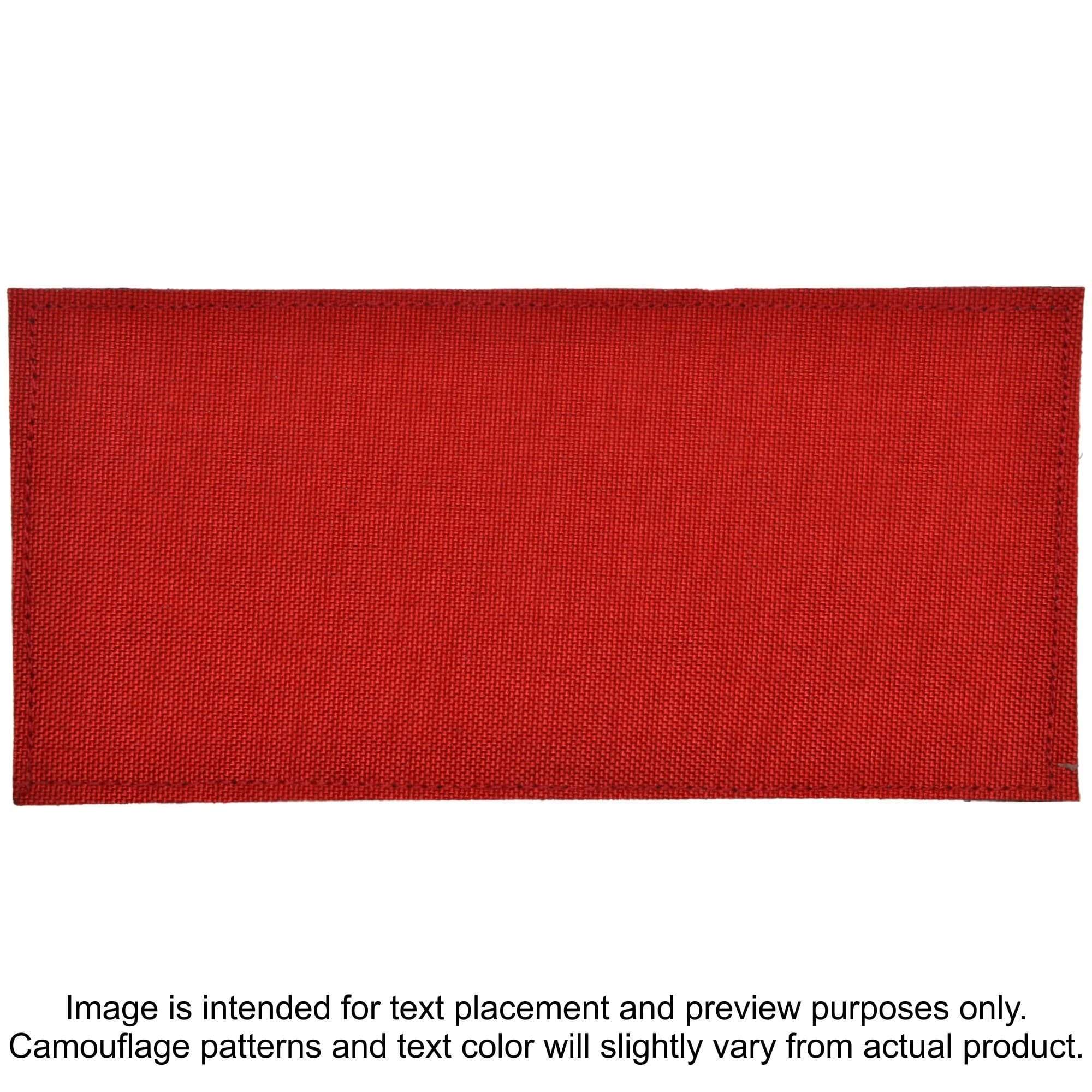 Tactical Gear Junkie Patches Red CORDURA® SHERIFF Heat Press Vinyl - 3x6 CORDURA® Patch