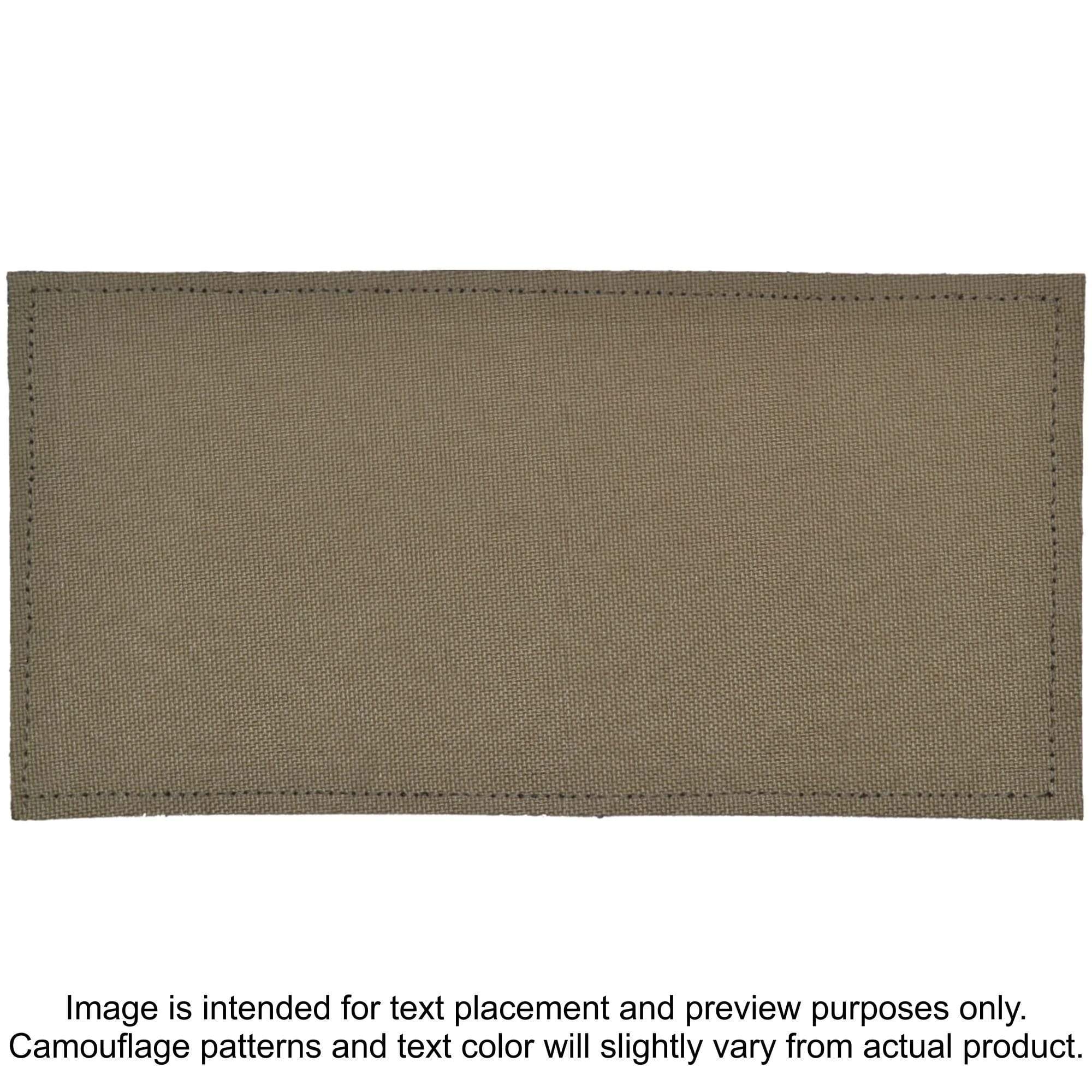 Tactical Gear Junkie Patches Tan 499 CORDURA® TROOPER Heat Press Vinyl - 3x6 CORDURA® Patch