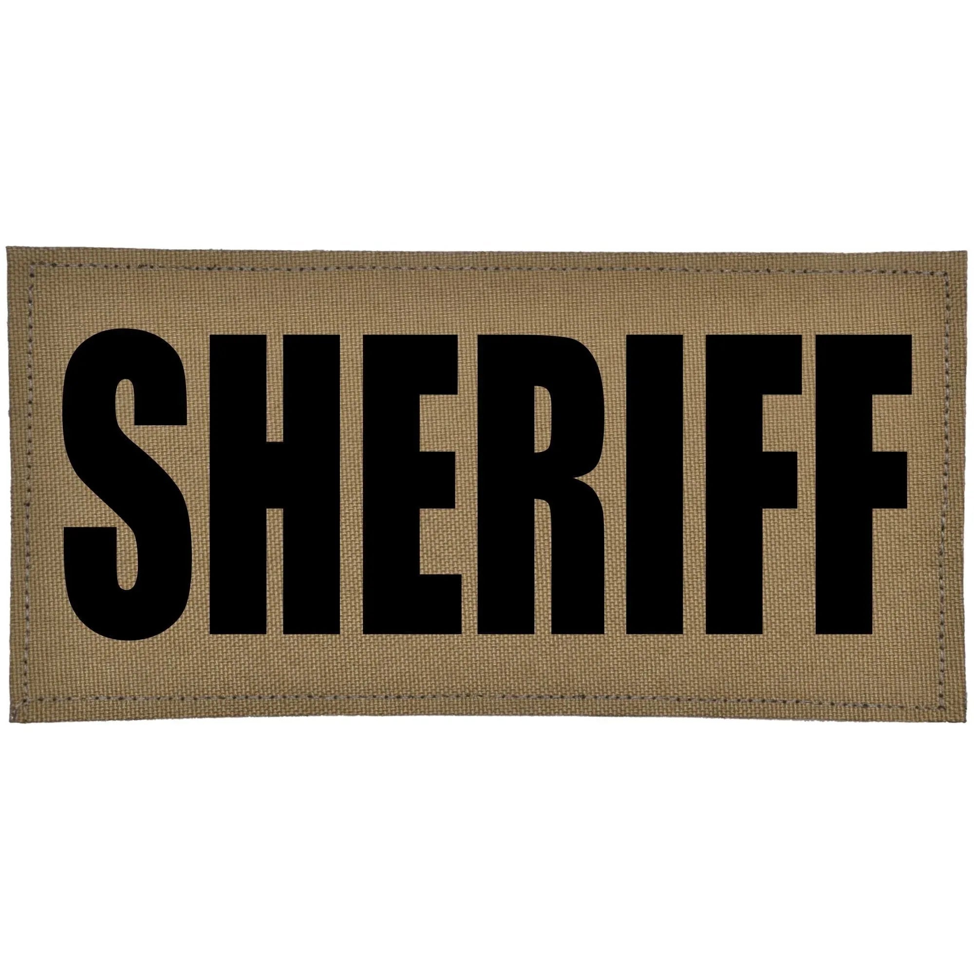 Tactical Gear Junkie Patches SHERIFF Heat Press Vinyl - 3x6 CORDURA® Patch
